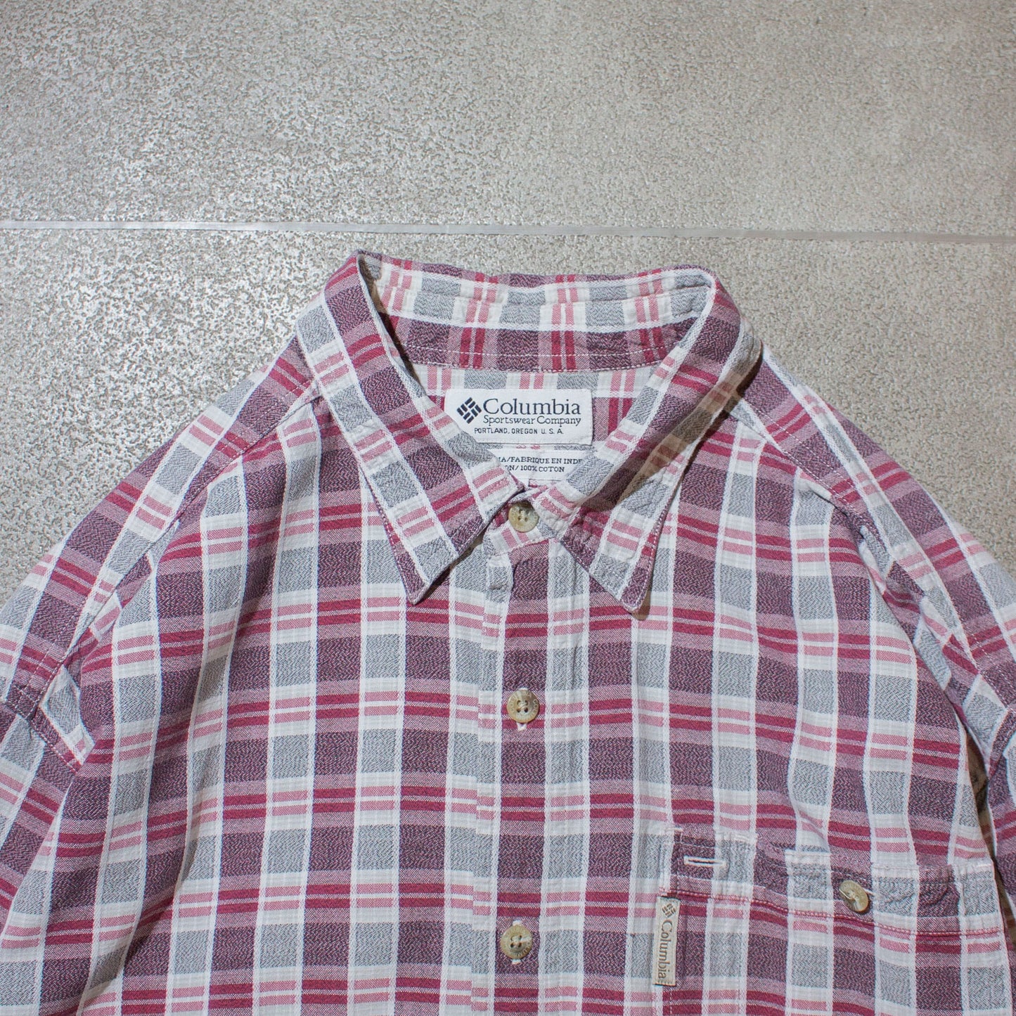 S/S Cotton Check Shirt【M】