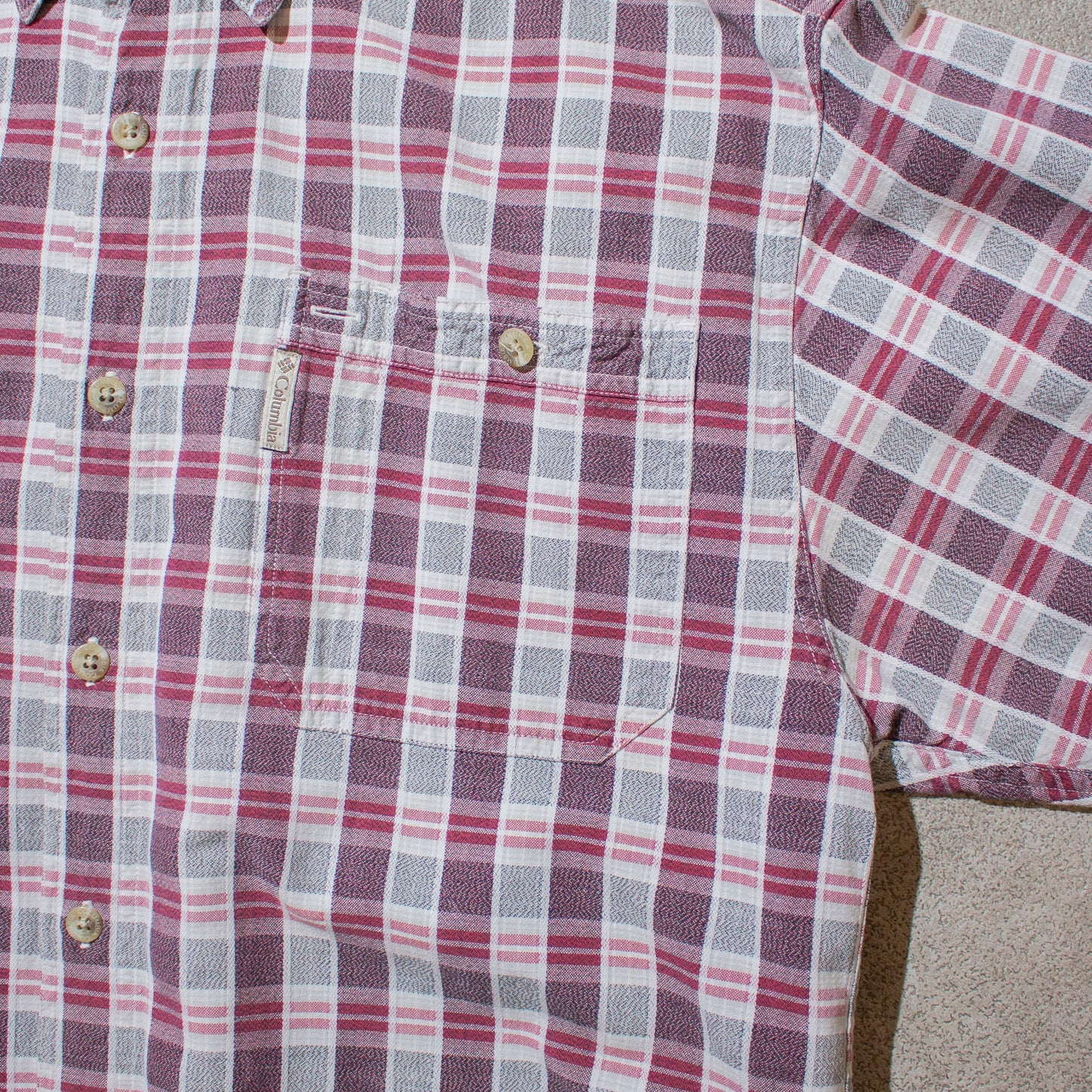 S/S Cotton Check Shirt【M】