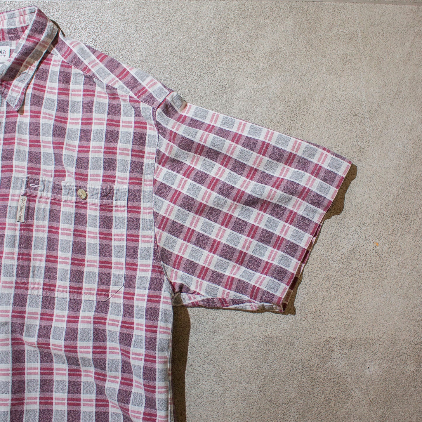 S/S Cotton Check Shirt【M】