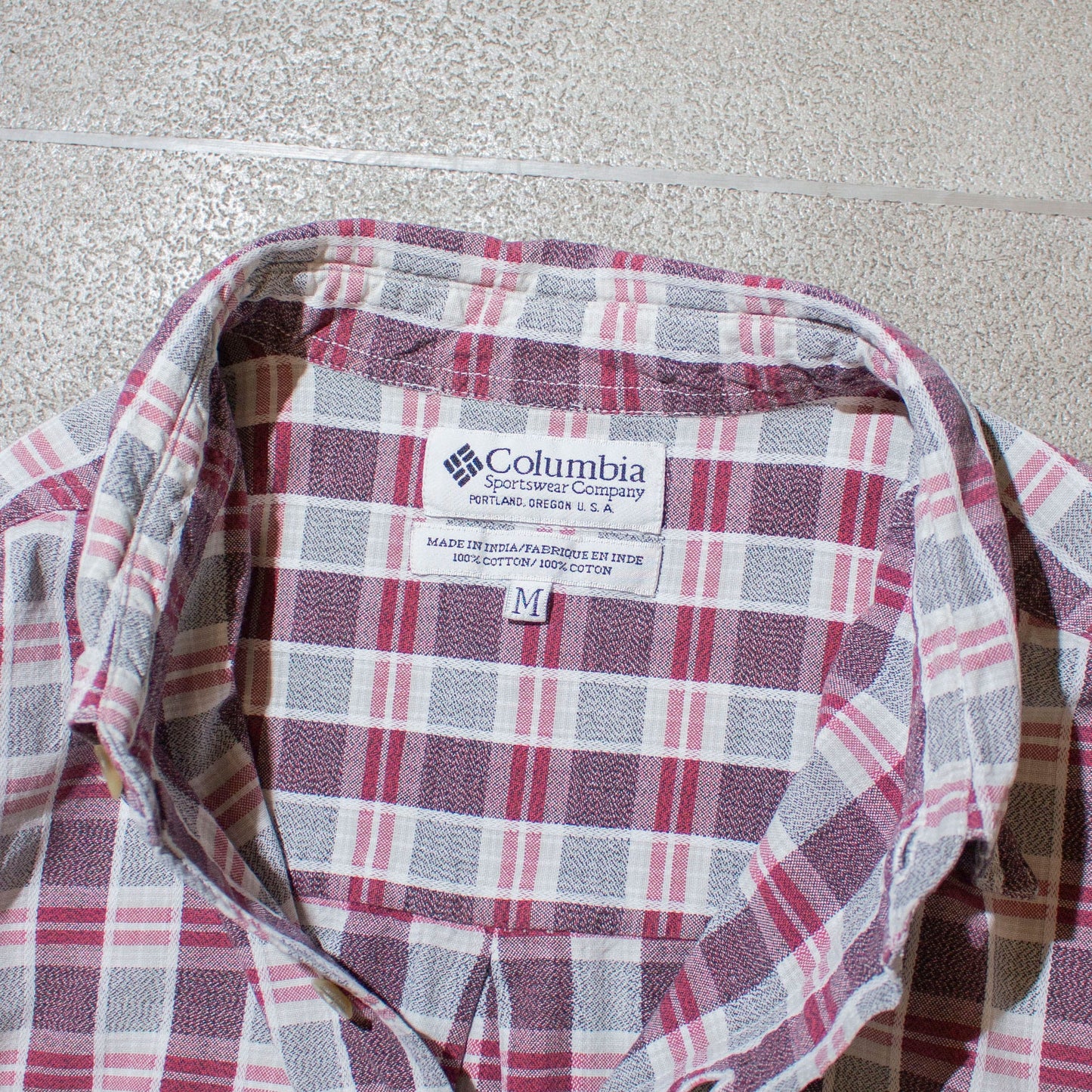 S/S Cotton Check Shirt【M】