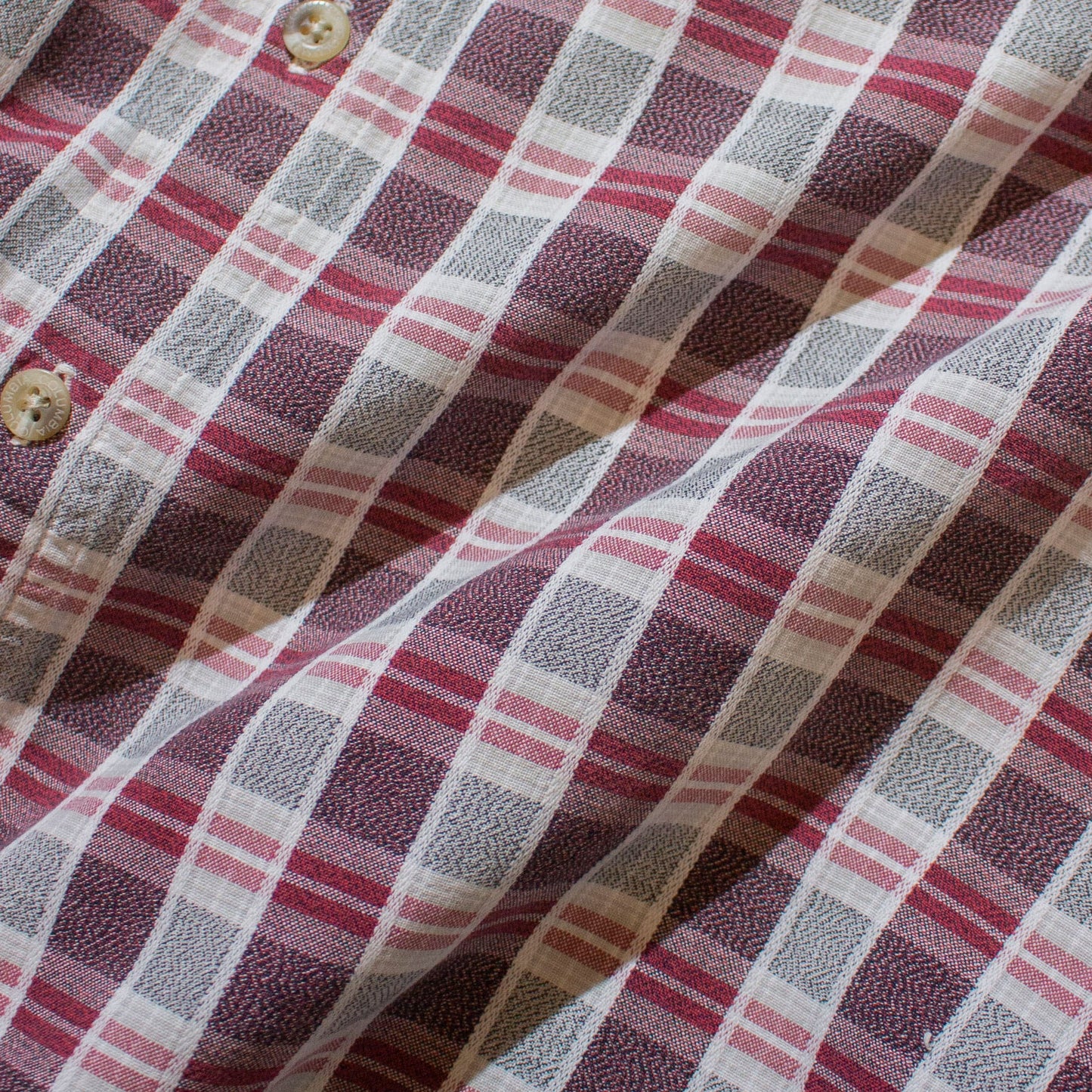 S/S Cotton Check Shirt【M】