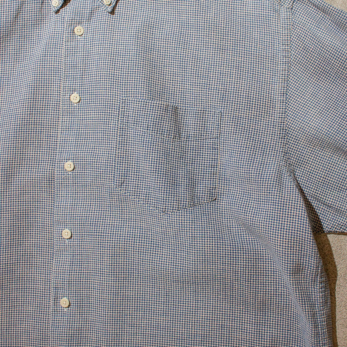 Cotton×Ramie Check Shirt【L】