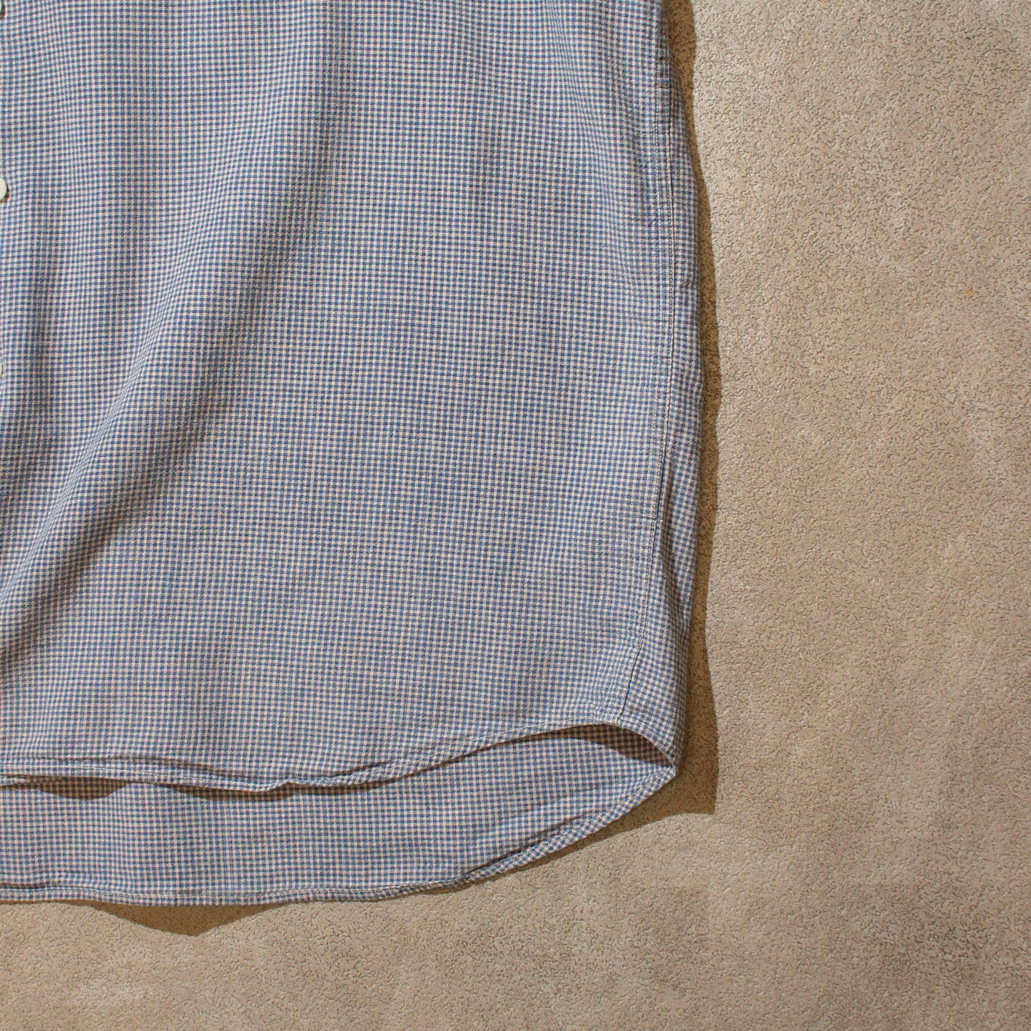 Cotton×Ramie Check Shirt【L】