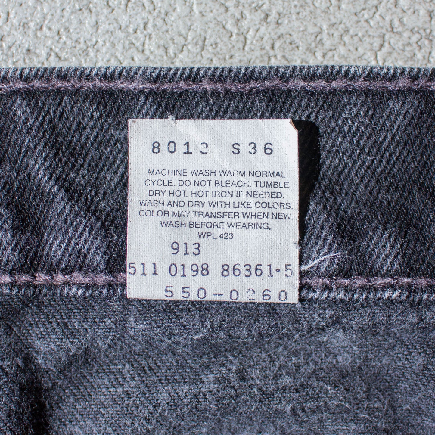 "Relax Fit" Denim Pants Made in U.S.A.