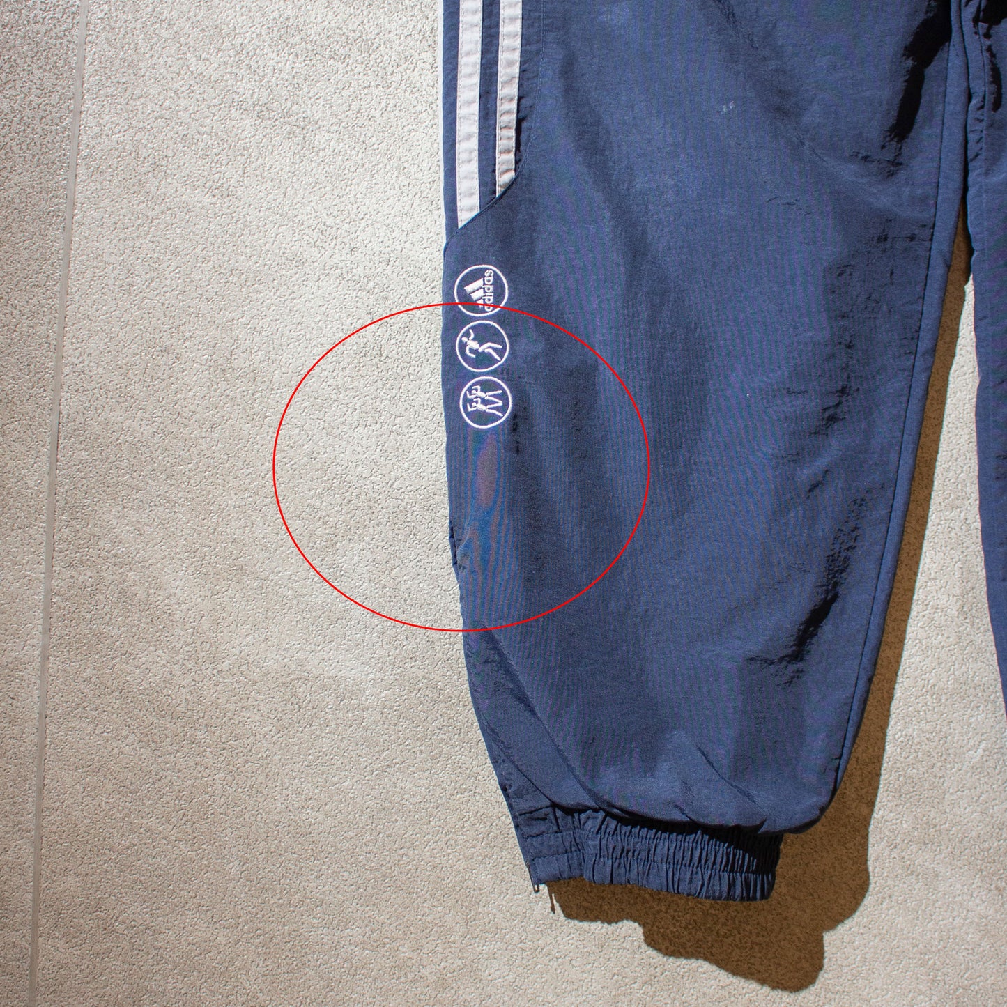 Quilting Lining Nylon Track Pants