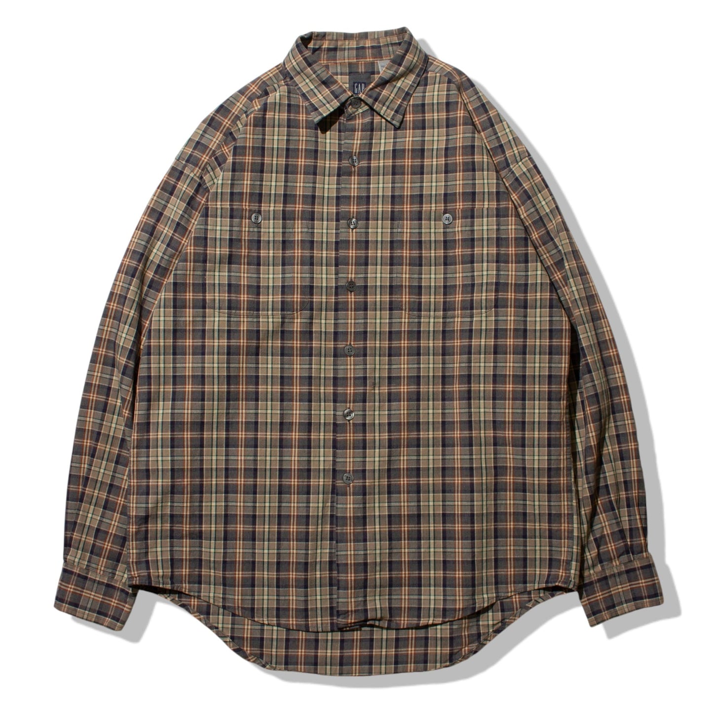 Cotton Check Shirt 【L】