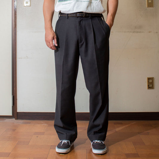 2tuck Slacks / Dark Gray【W32×L30】