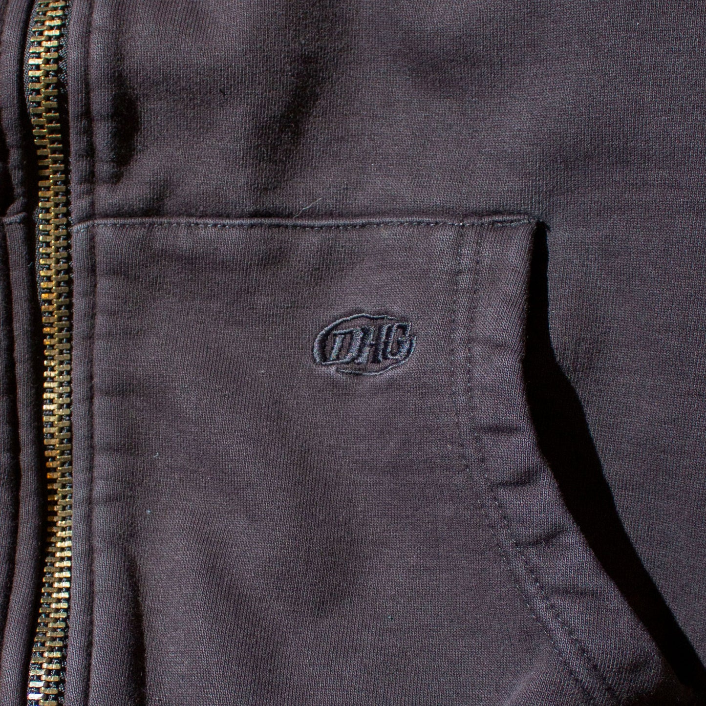 Thermal Linend Zip Up Hoodie