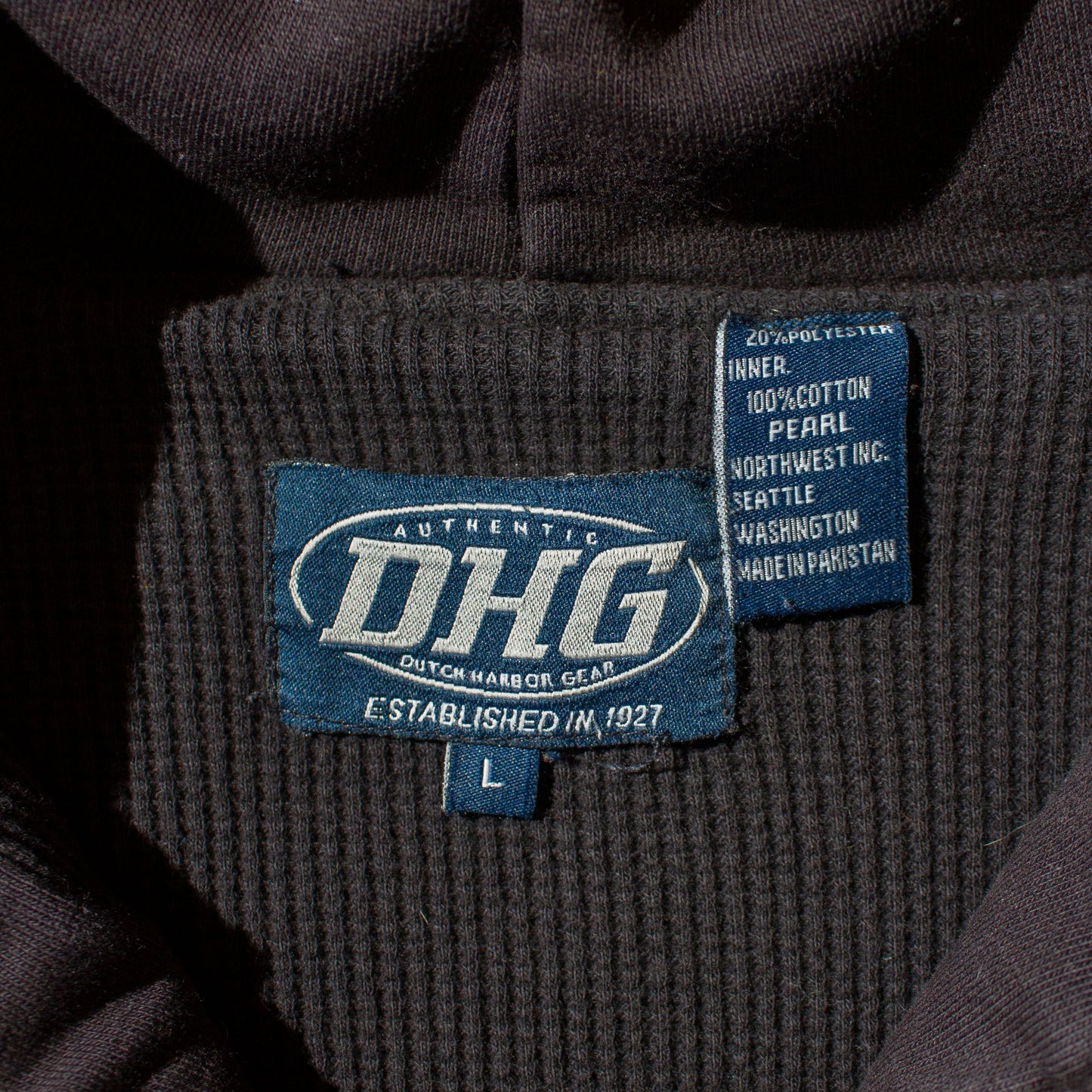 Thermal Linend Zip Up Hoodie