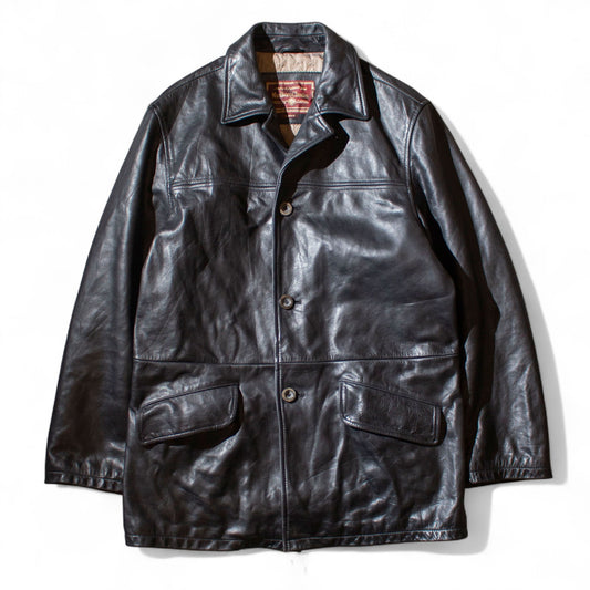 Leather Car Coat