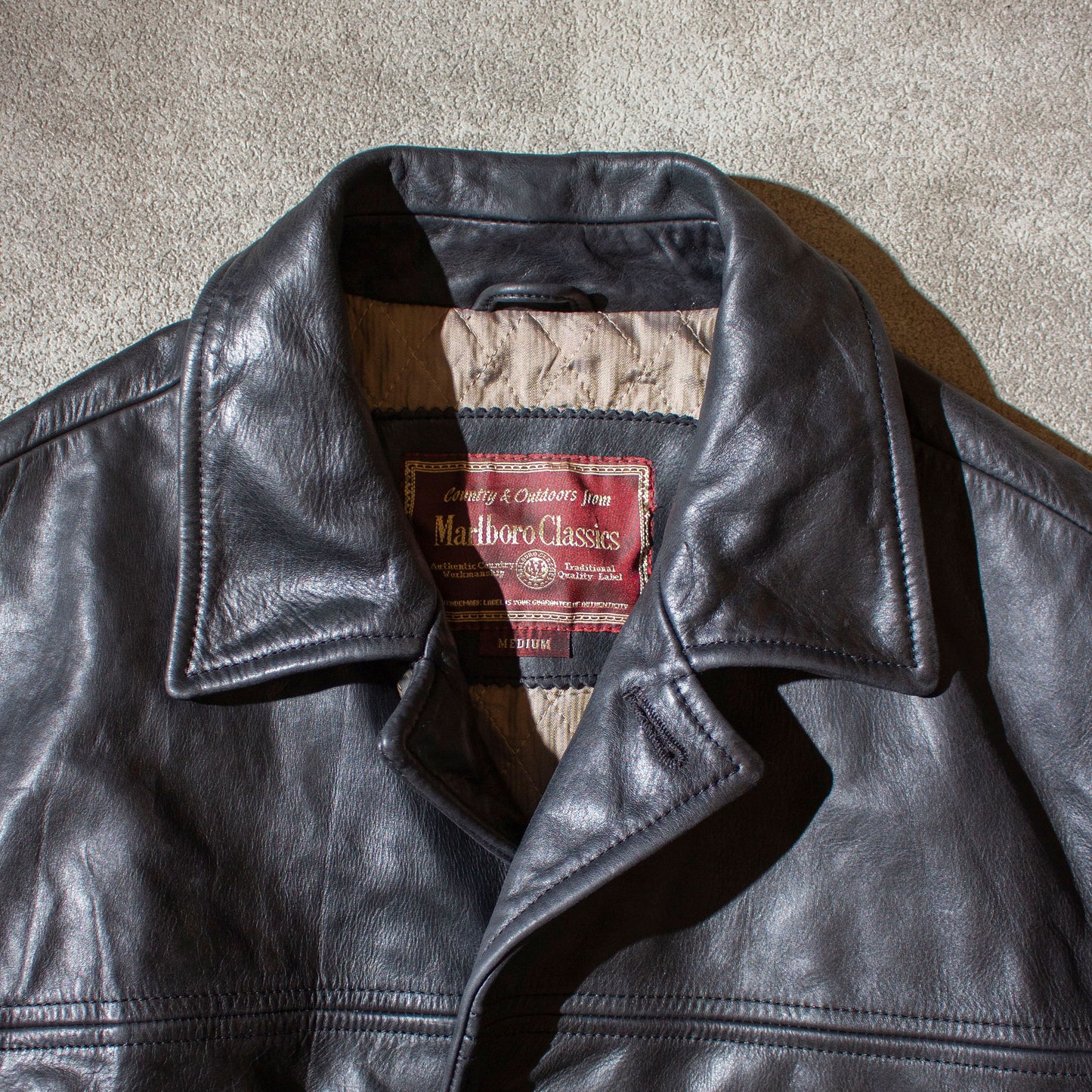 Leather Car Coat