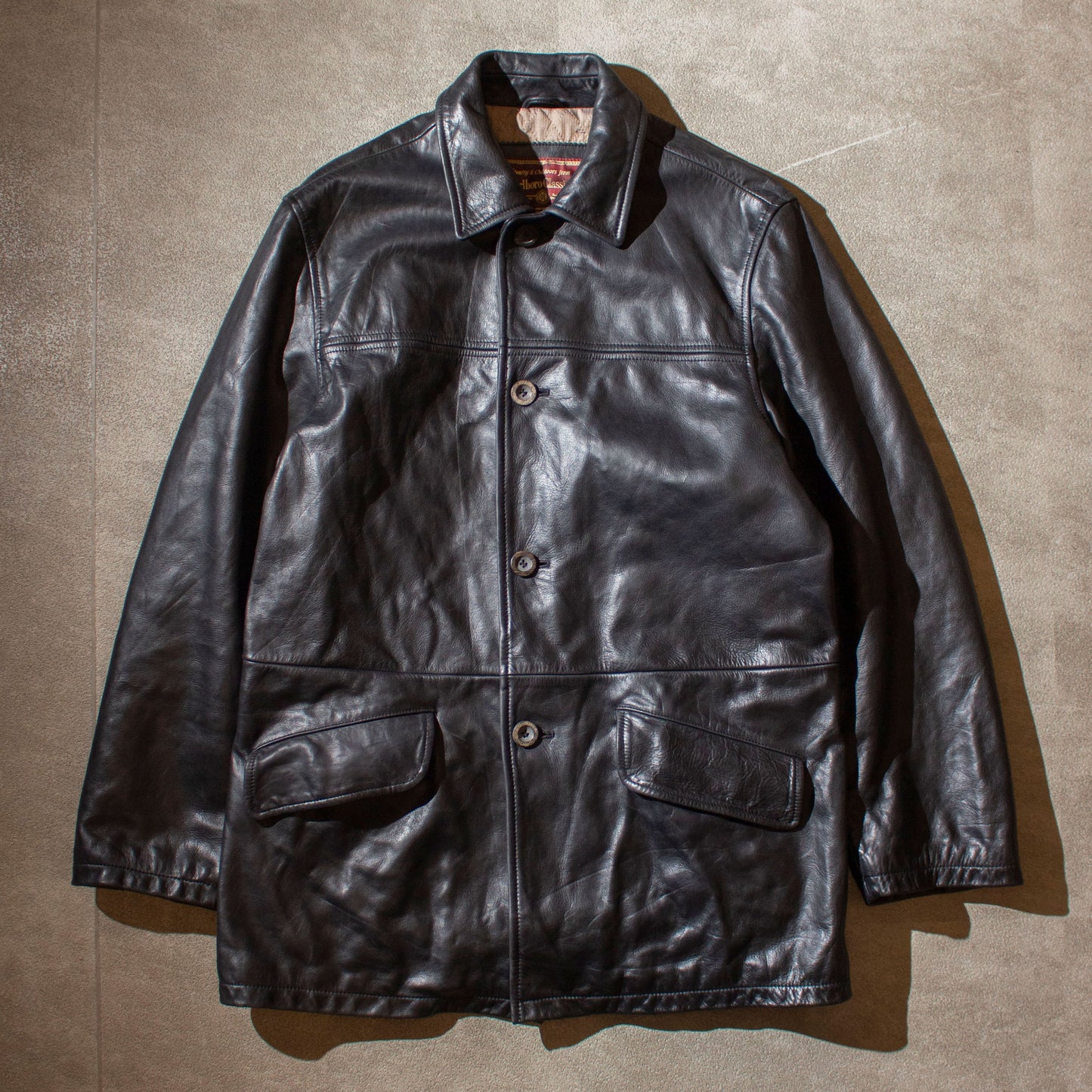 Leather Car Coat