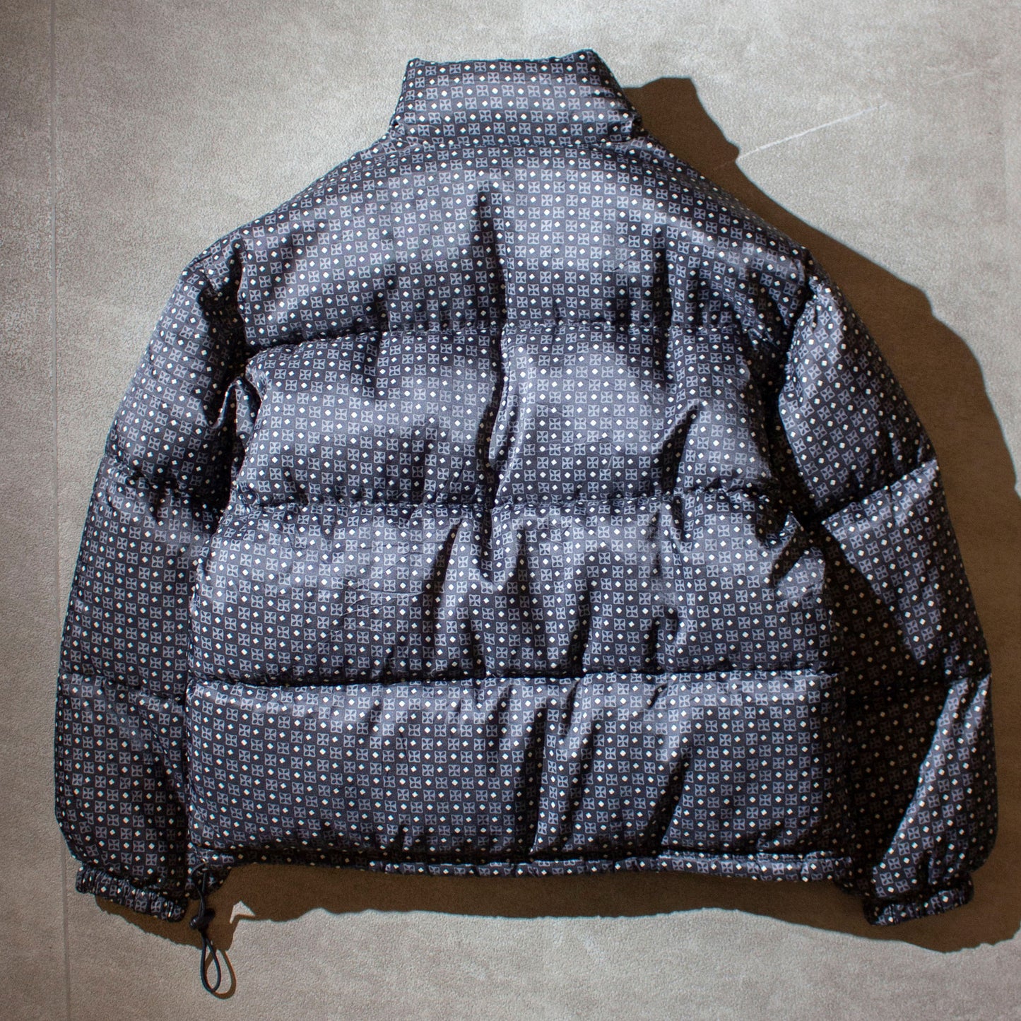 Komon Pattern Down Jacket