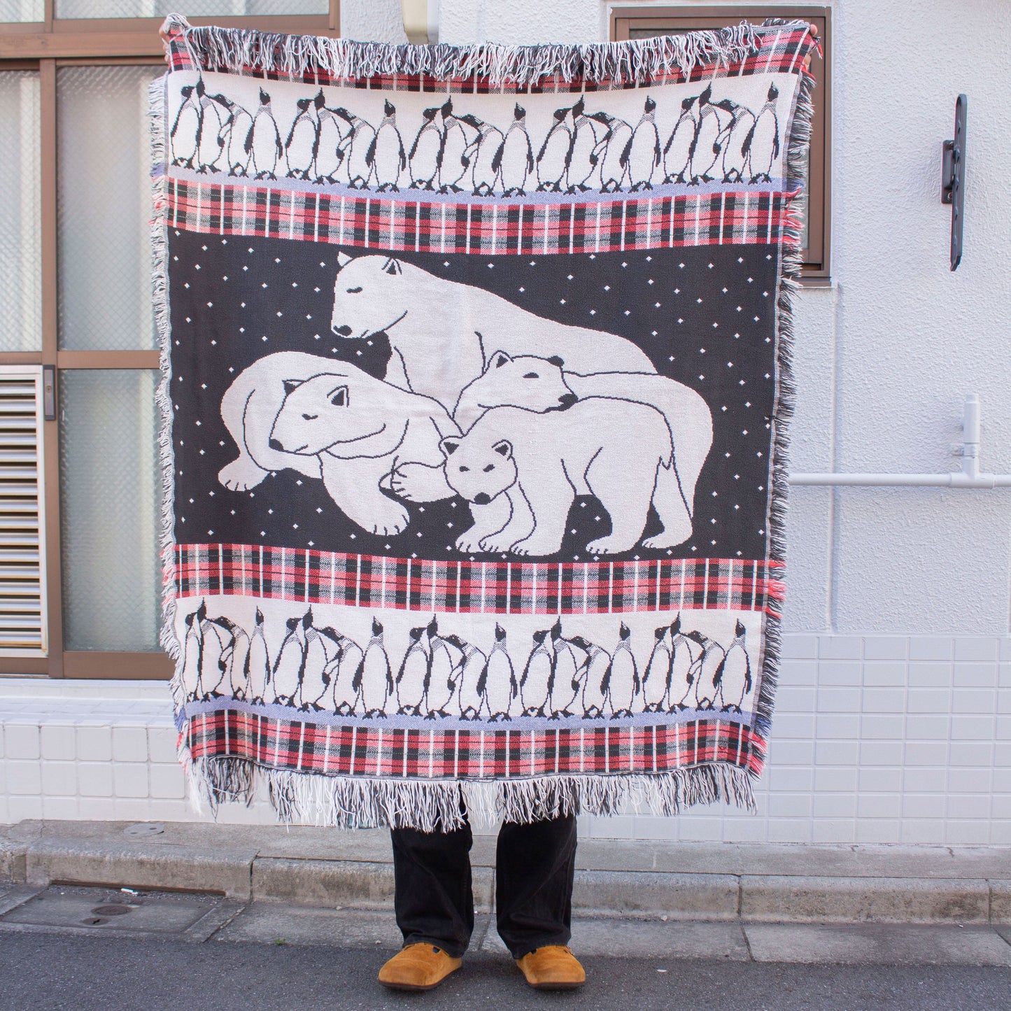 Polar Bear Cotton Blanket