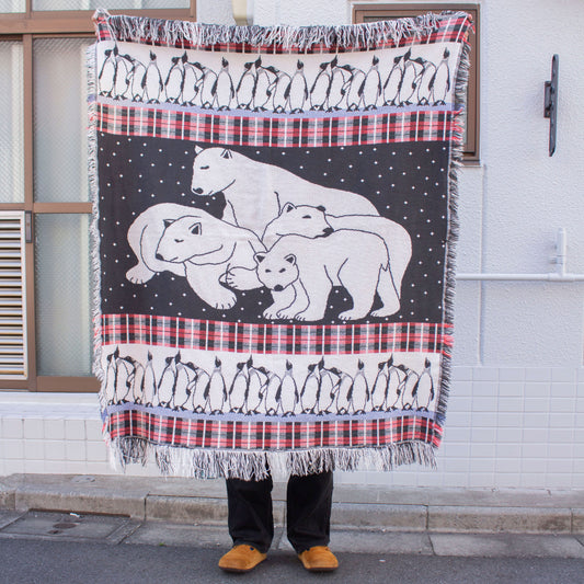 Polar Bear Cotton Blanket