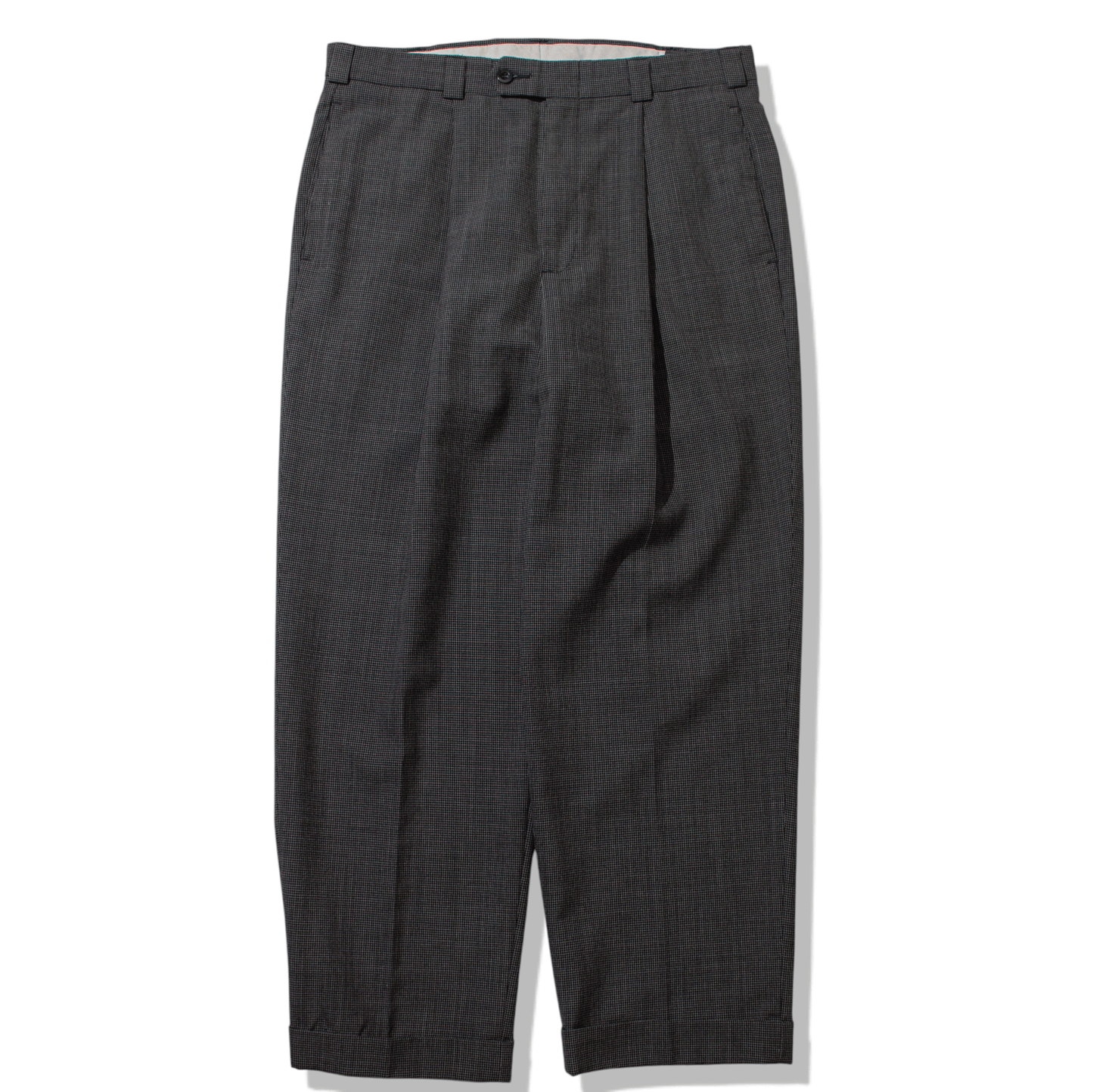 2tuck Check Slacks【W34×L28】