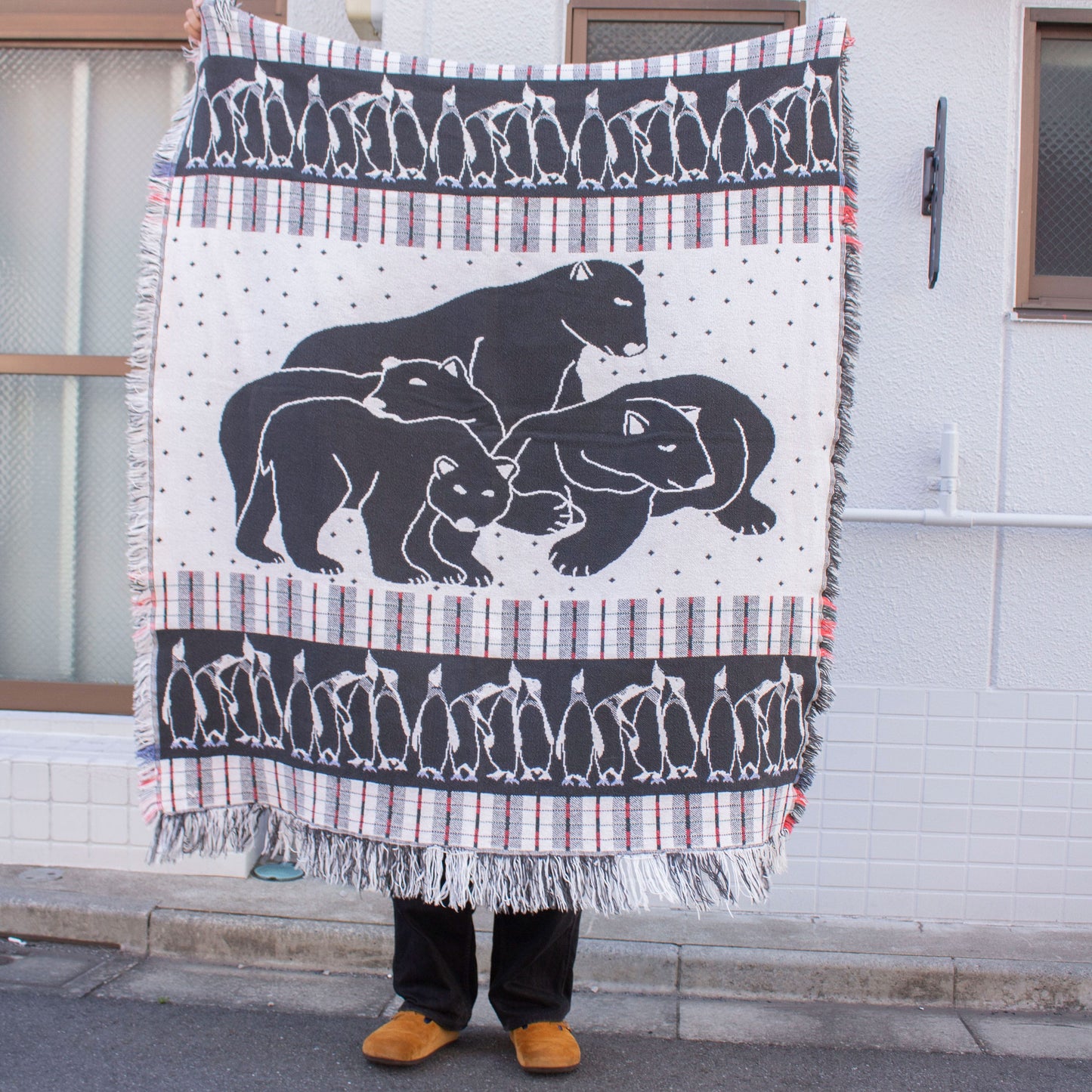 Polar Bear Cotton Blanket