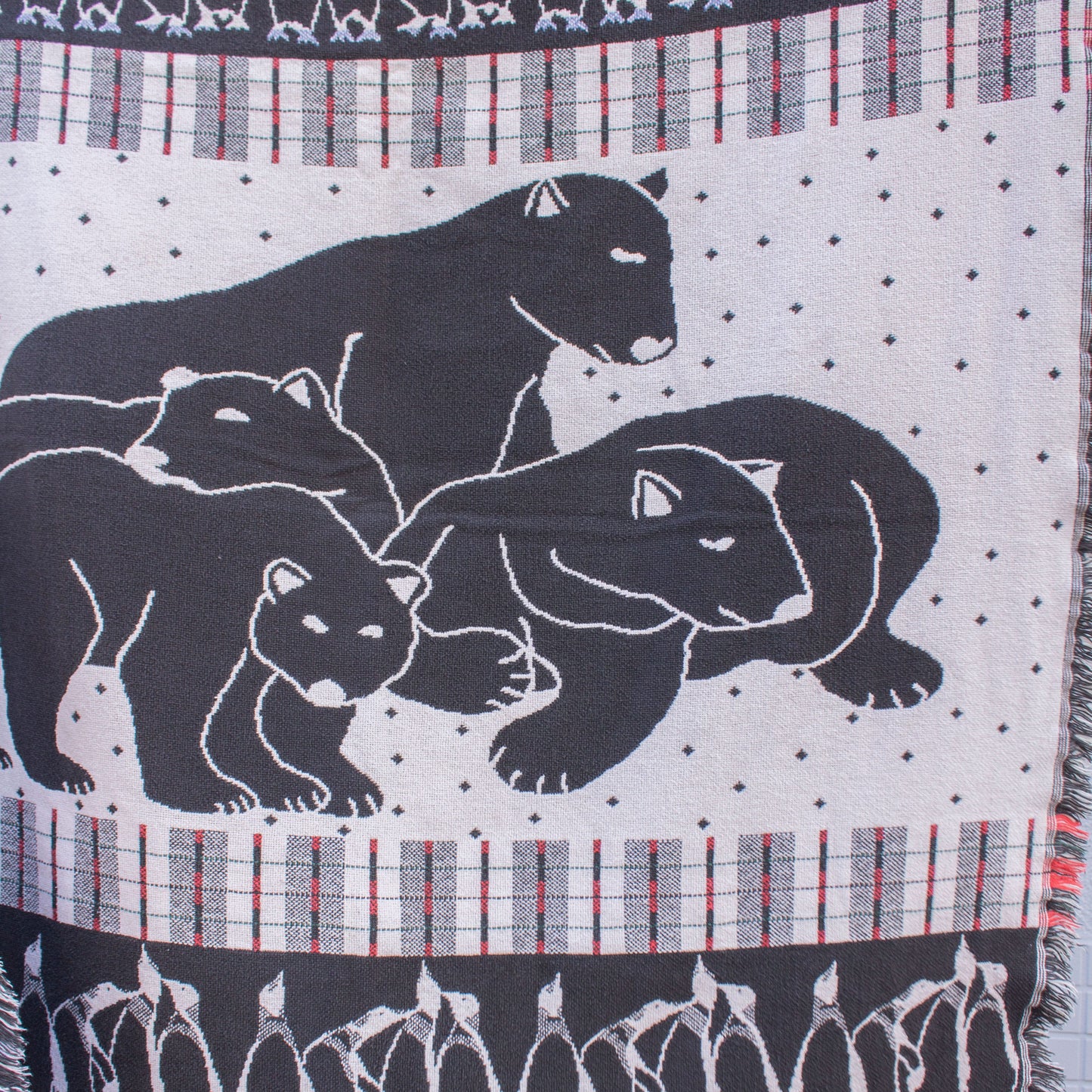 Polar Bear Cotton Blanket