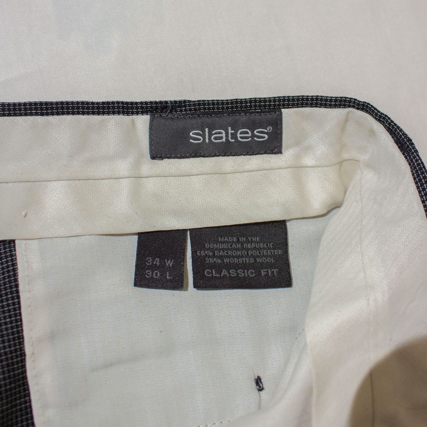 2tuck Check Slacks【W34×L28】