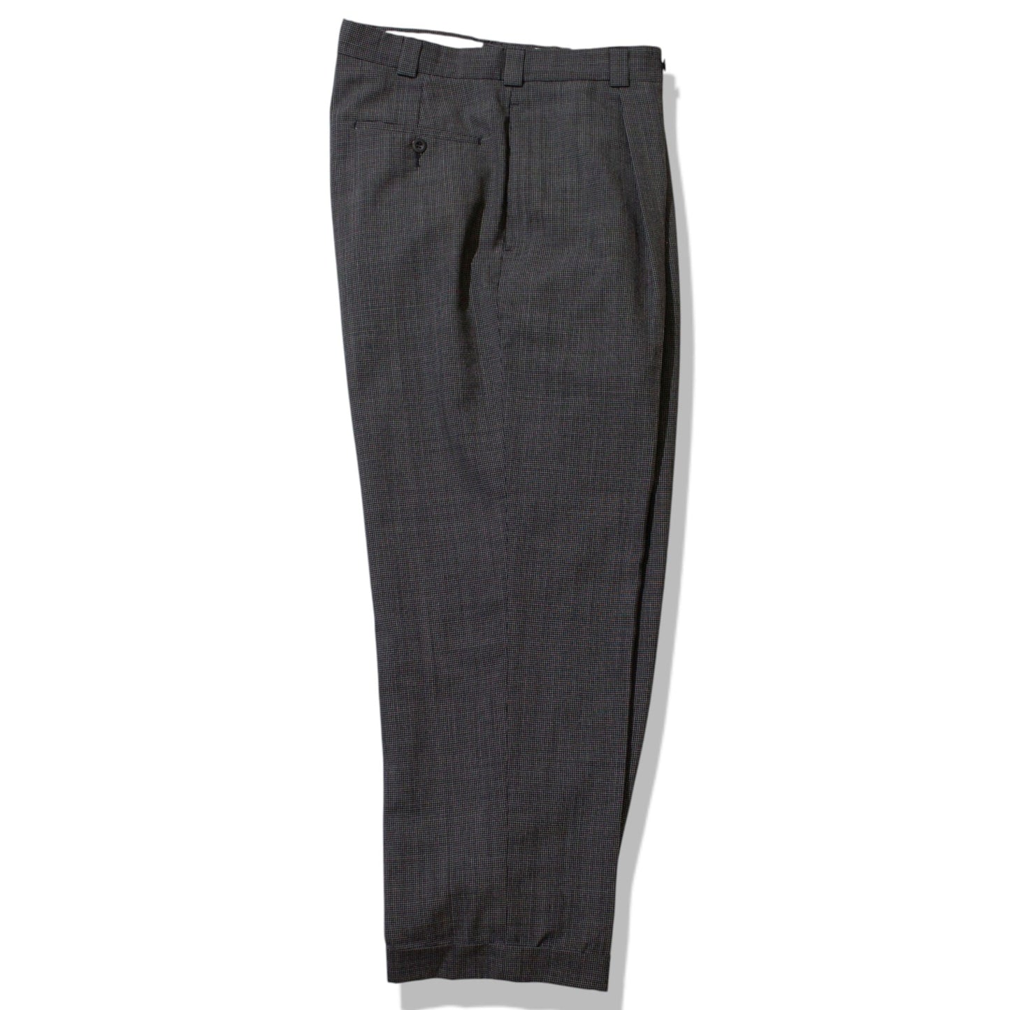 2tuck Check Slacks【W34×L28】