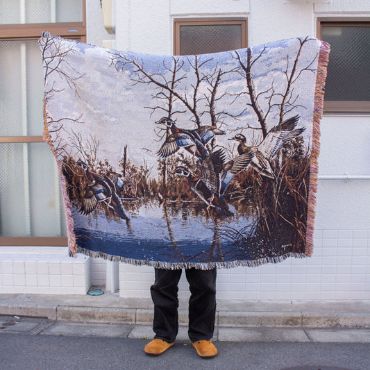 David Maass Nature Art Cotton Blanket