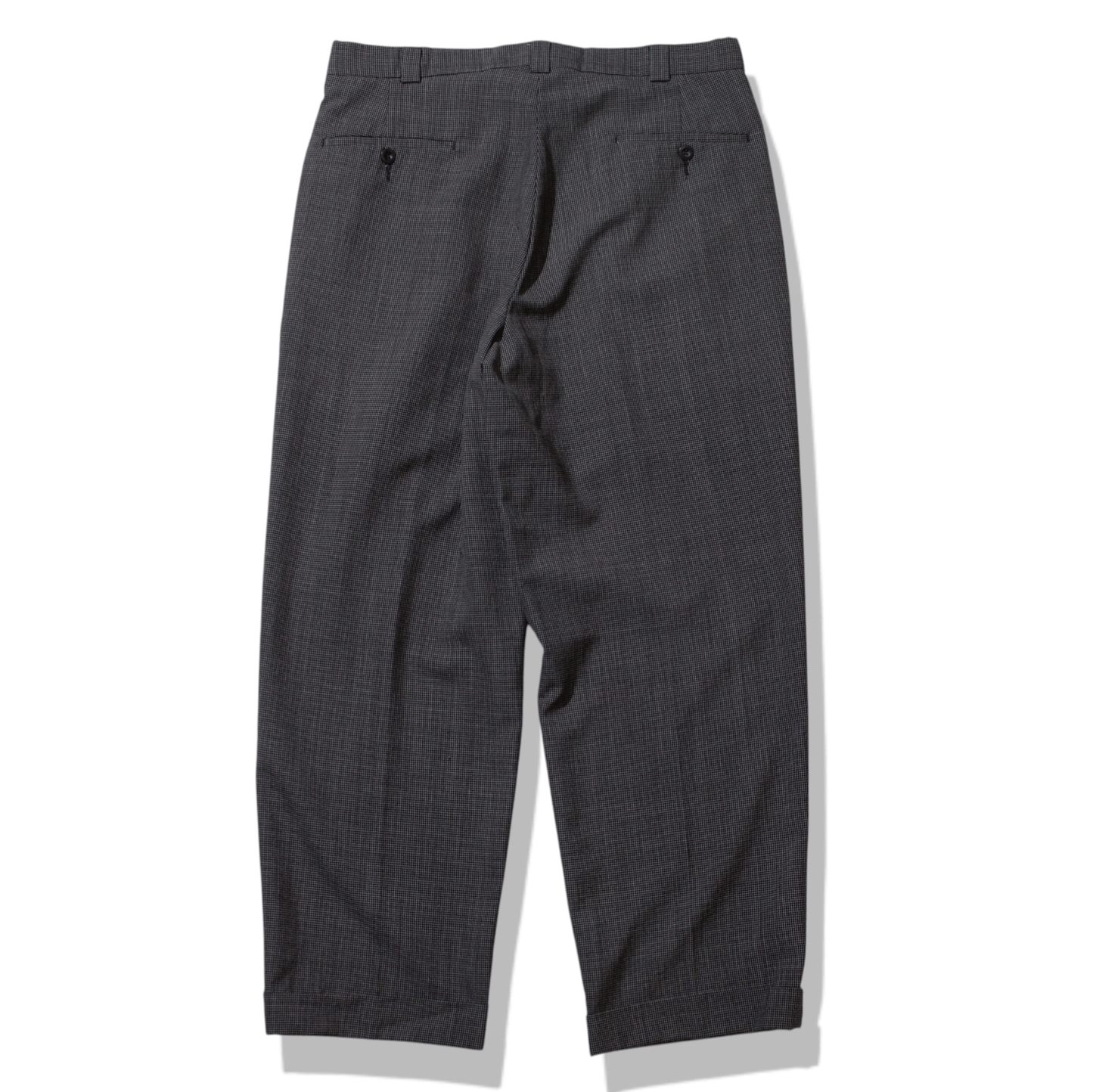 2tuck Check Slacks【W34×L28】