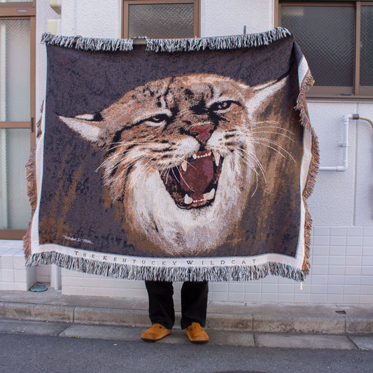 The Kentucky Wild Cat Cotton Blanket