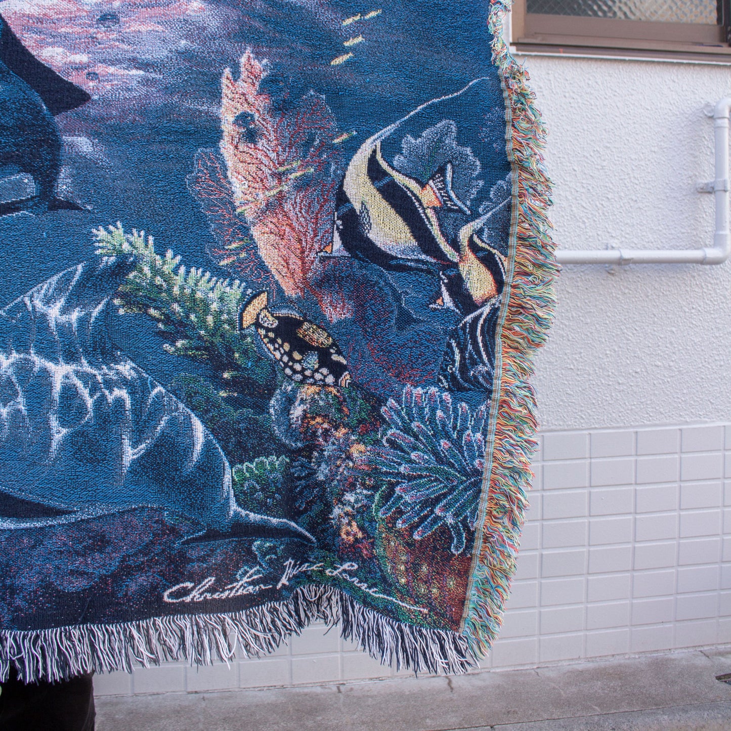 Christian Lassen Dorphin Cotton Blanket