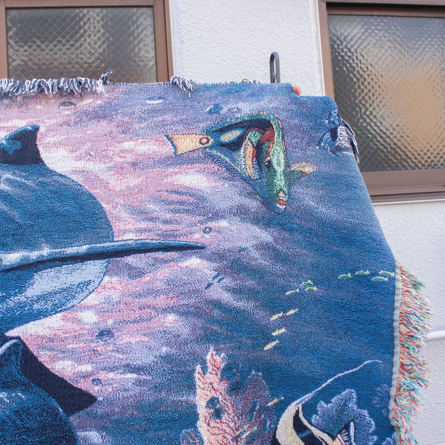 Christian Lassen Dorphin Cotton Blanket