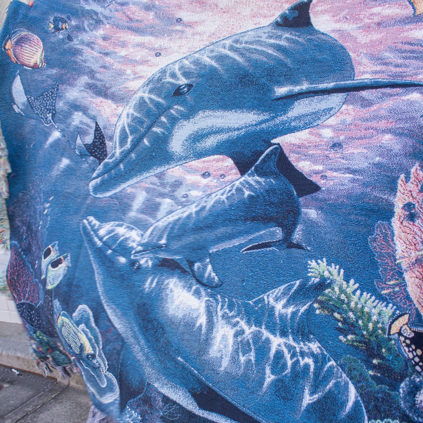 Christian Lassen Dorphin Cotton Blanket