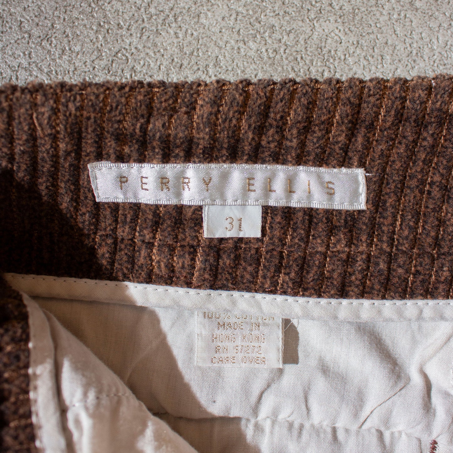 2tuck Corduroy Trousers