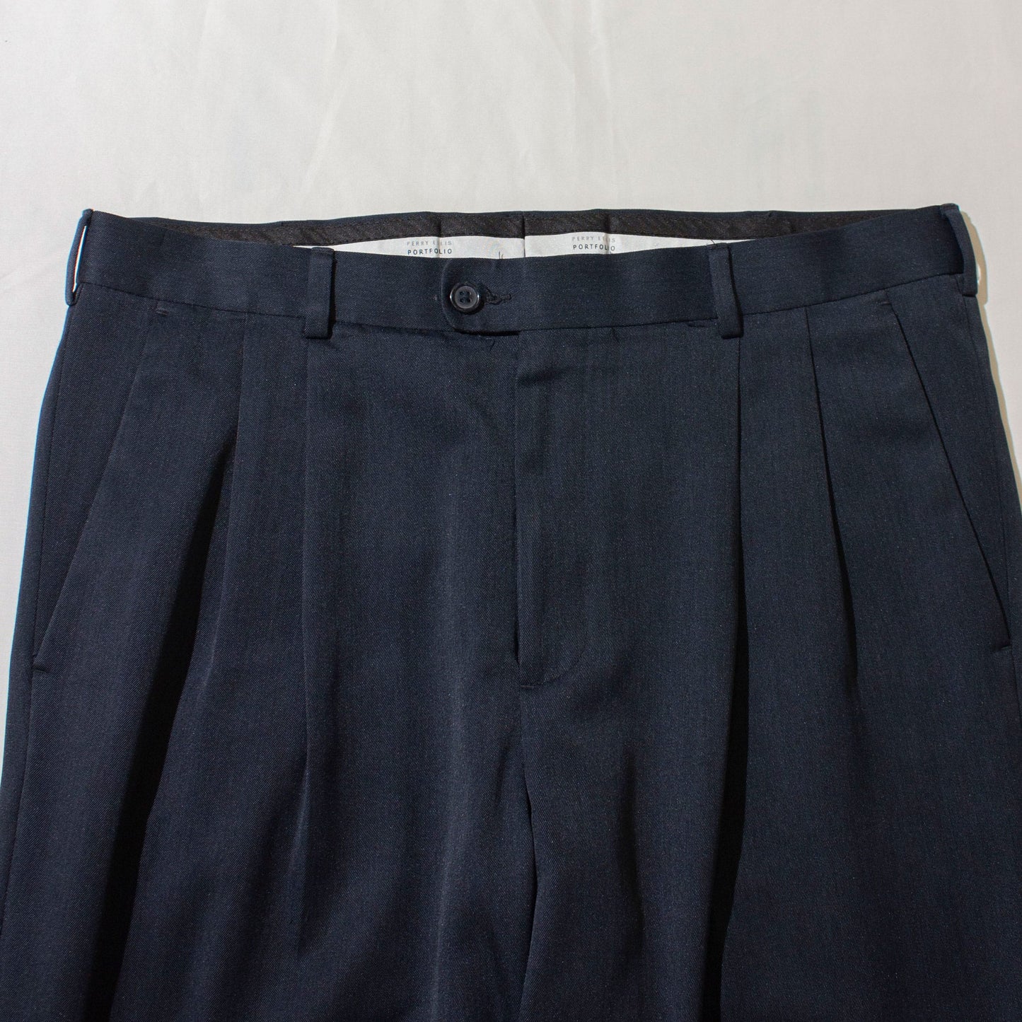 2tuck Slacks / Blue Gray【W33×L32】