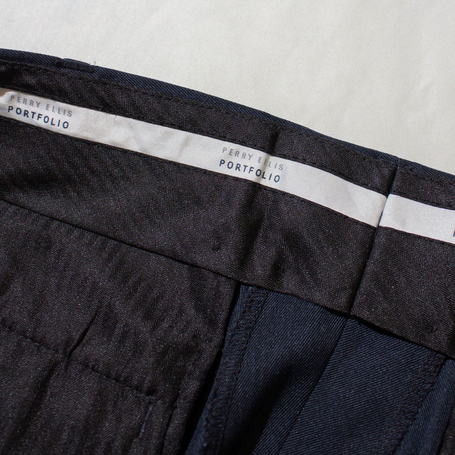 2tuck Slacks / Blue Gray【W33×L32】