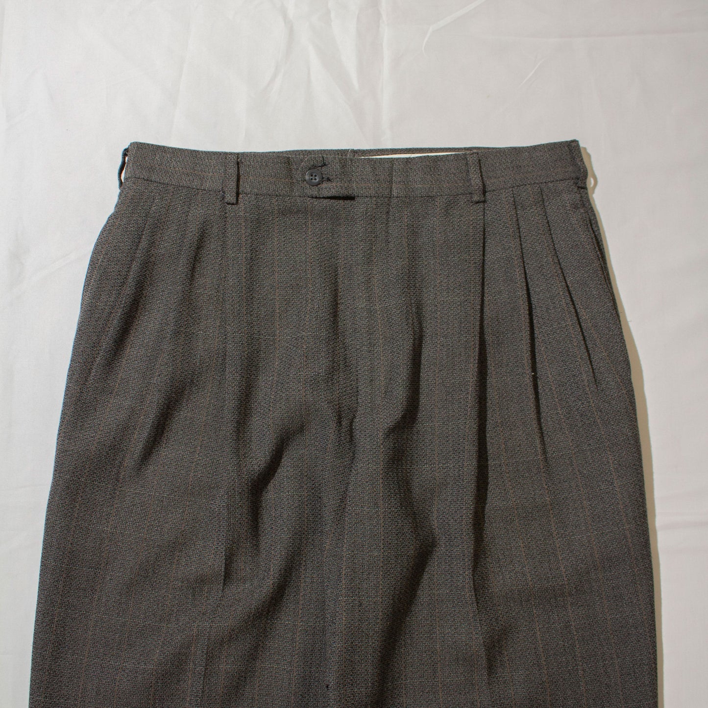2tuck Check Slacks【W34×L31】