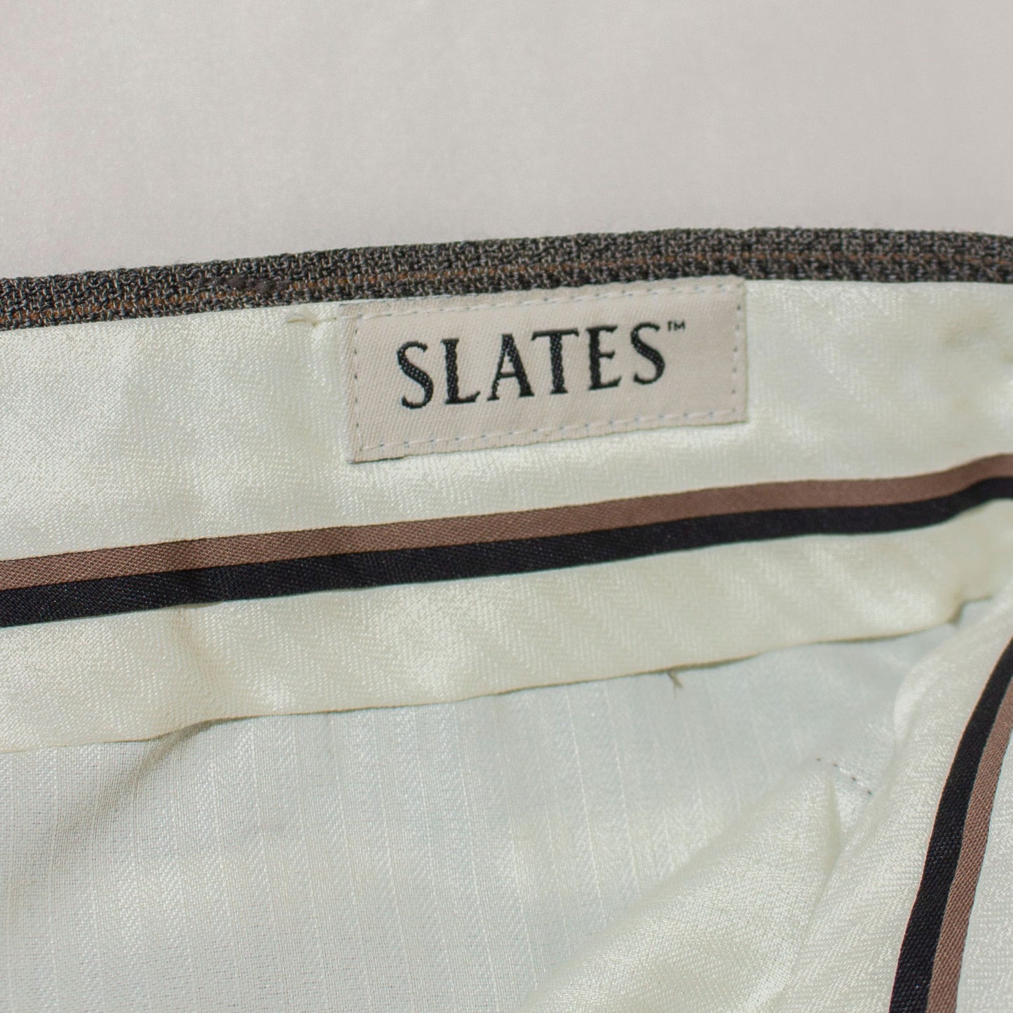 2tuck Check Slacks【W34×L31】