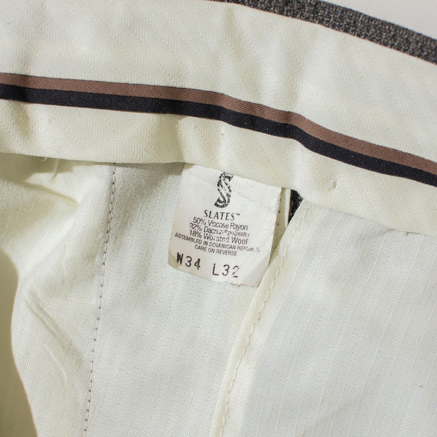 2tuck Check Slacks【W34×L31】