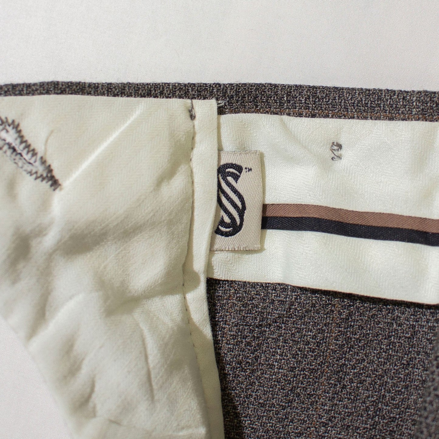 2tuck Check Slacks【W34×L31】