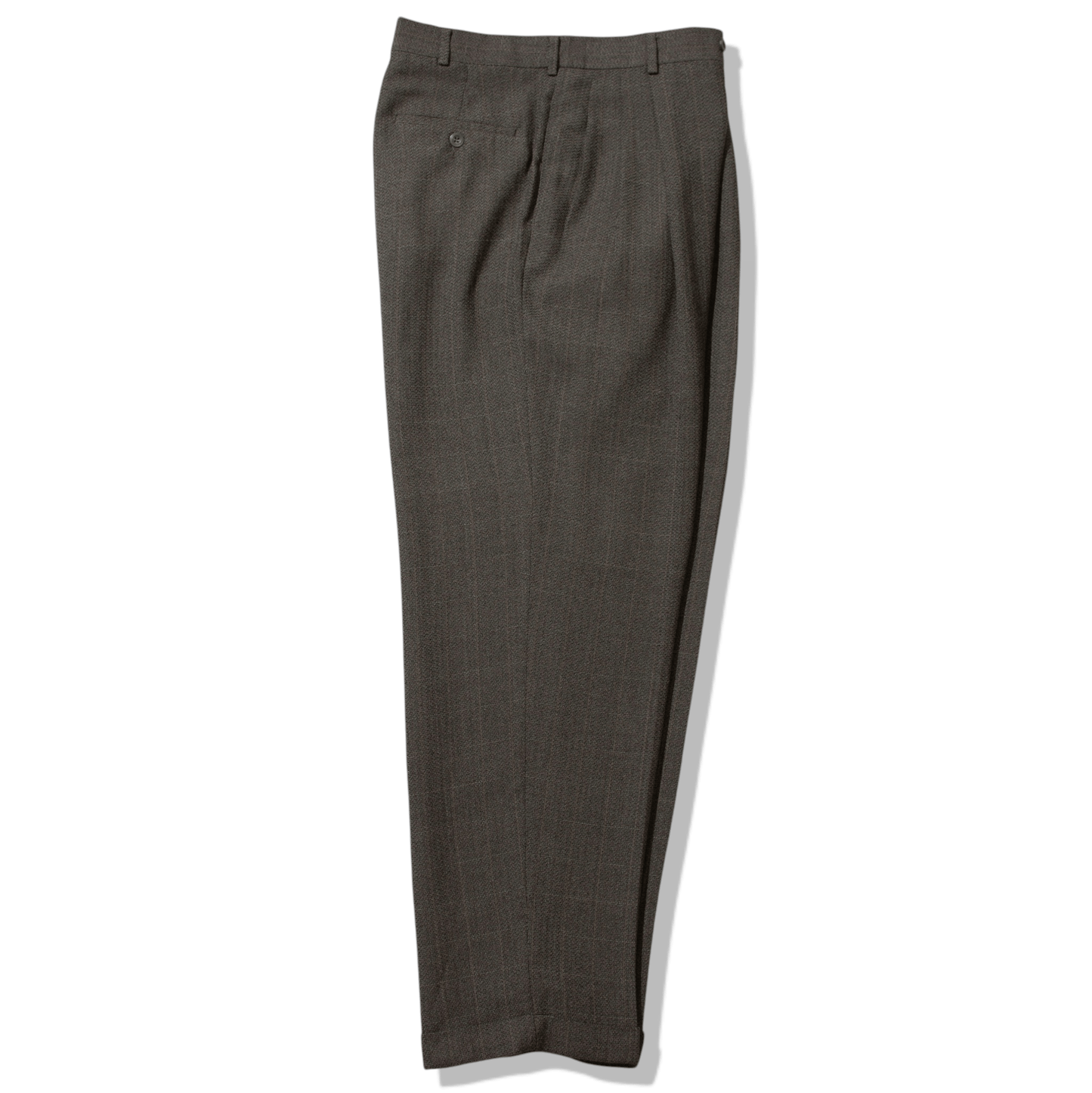 2tuck Check Slacks【W34×L31】