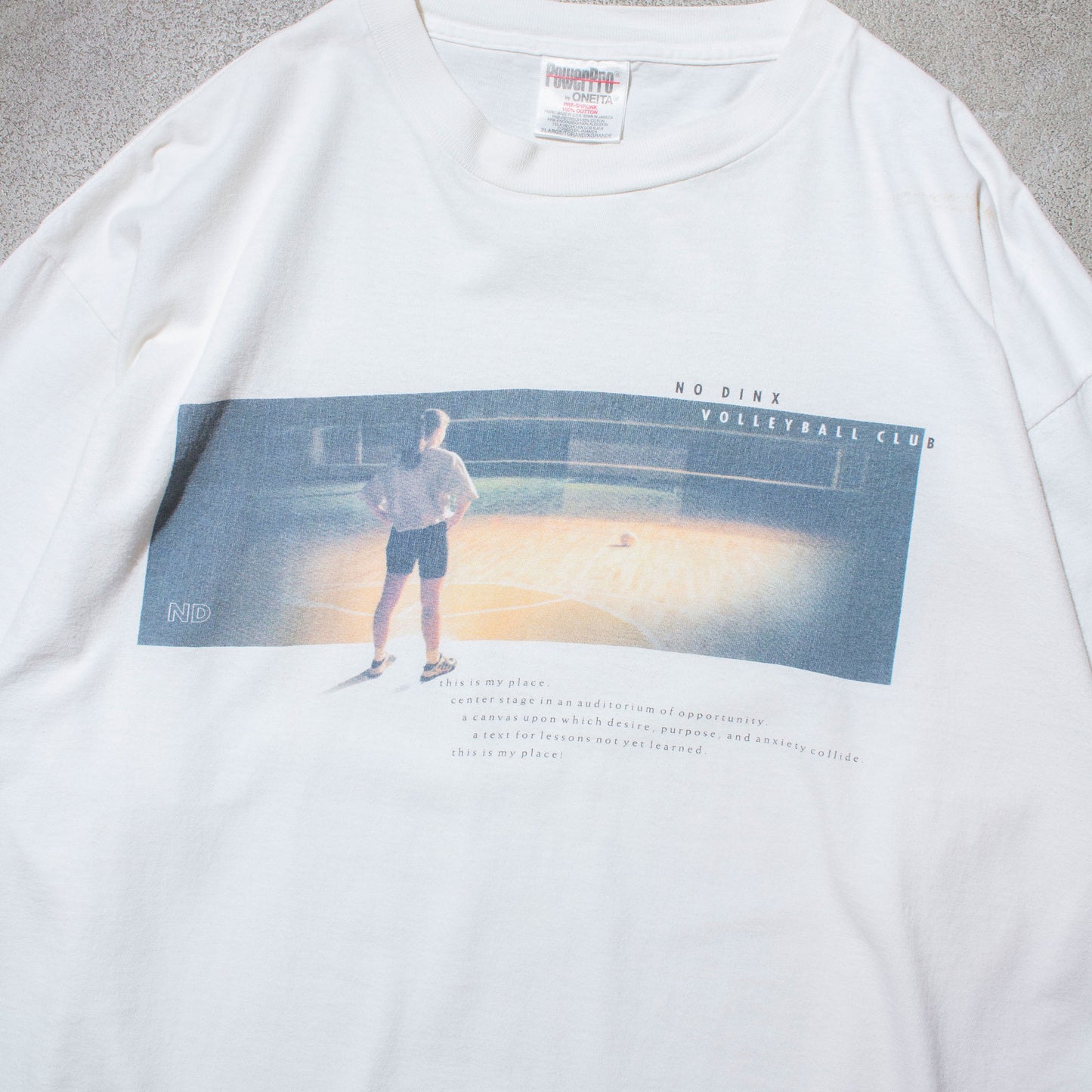 "NO DINX" T-Shirt【XL】