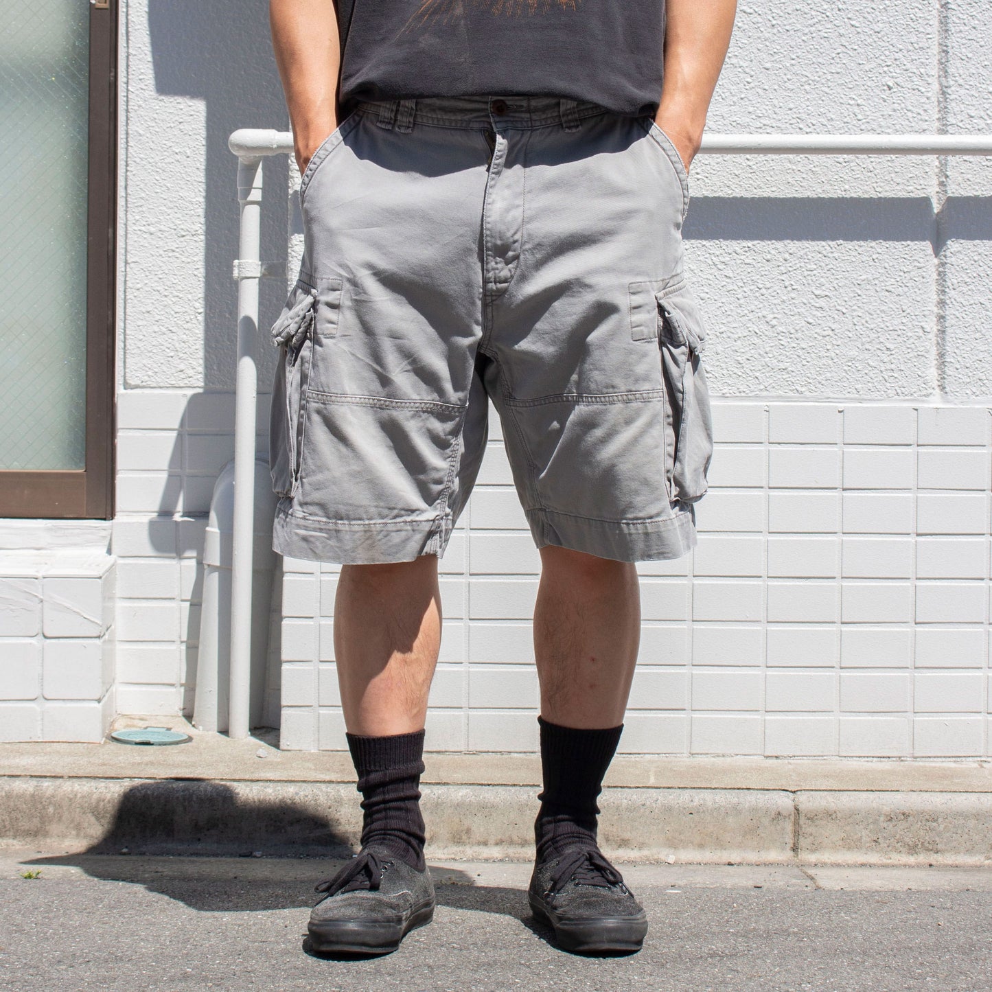 Cotton Cargo Shorts【W33】