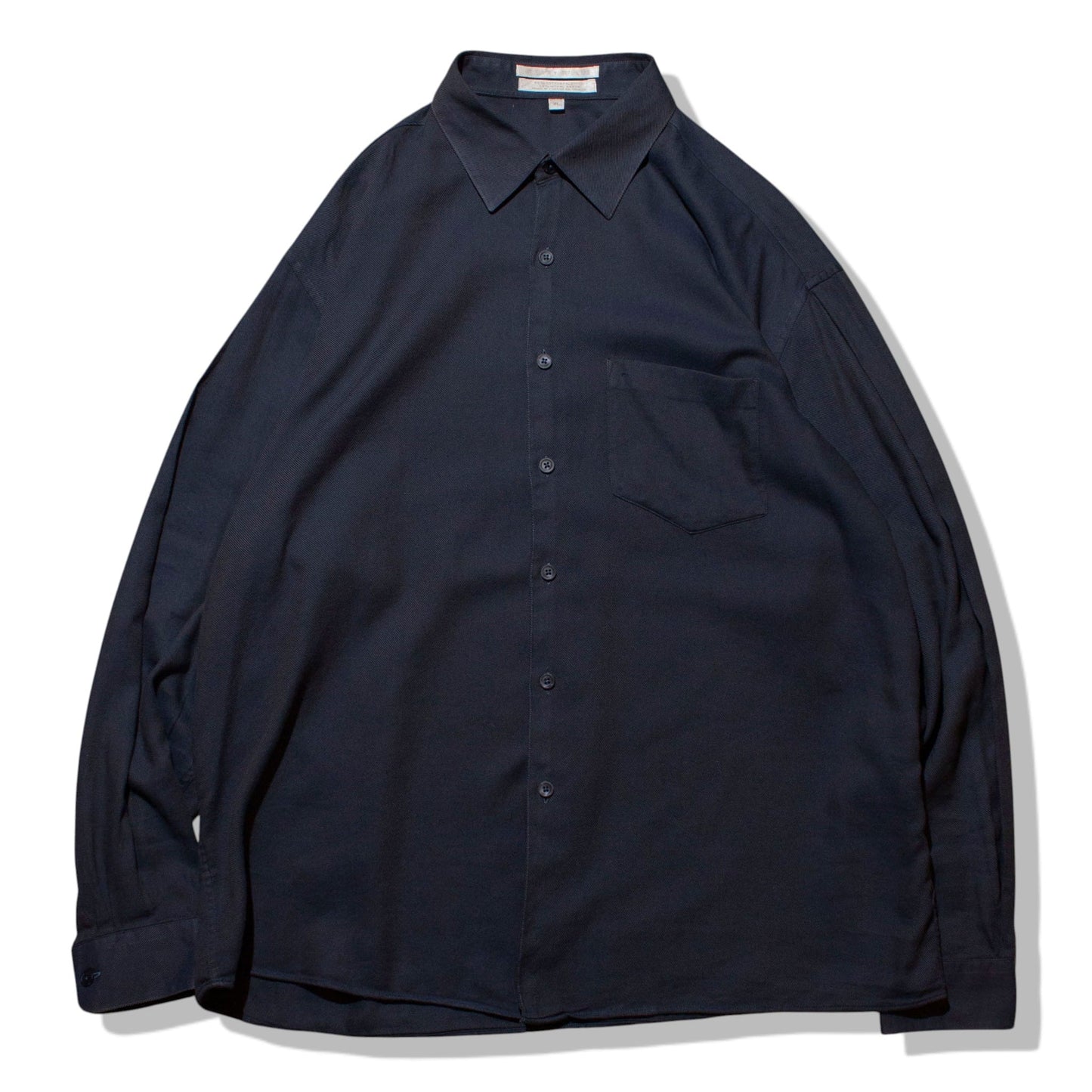 Cotton×Rayon Tuck Shirt / B.Gray【XL】