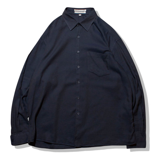 Cotton×Rayon Tuck Shirt / B.Gray【XL】