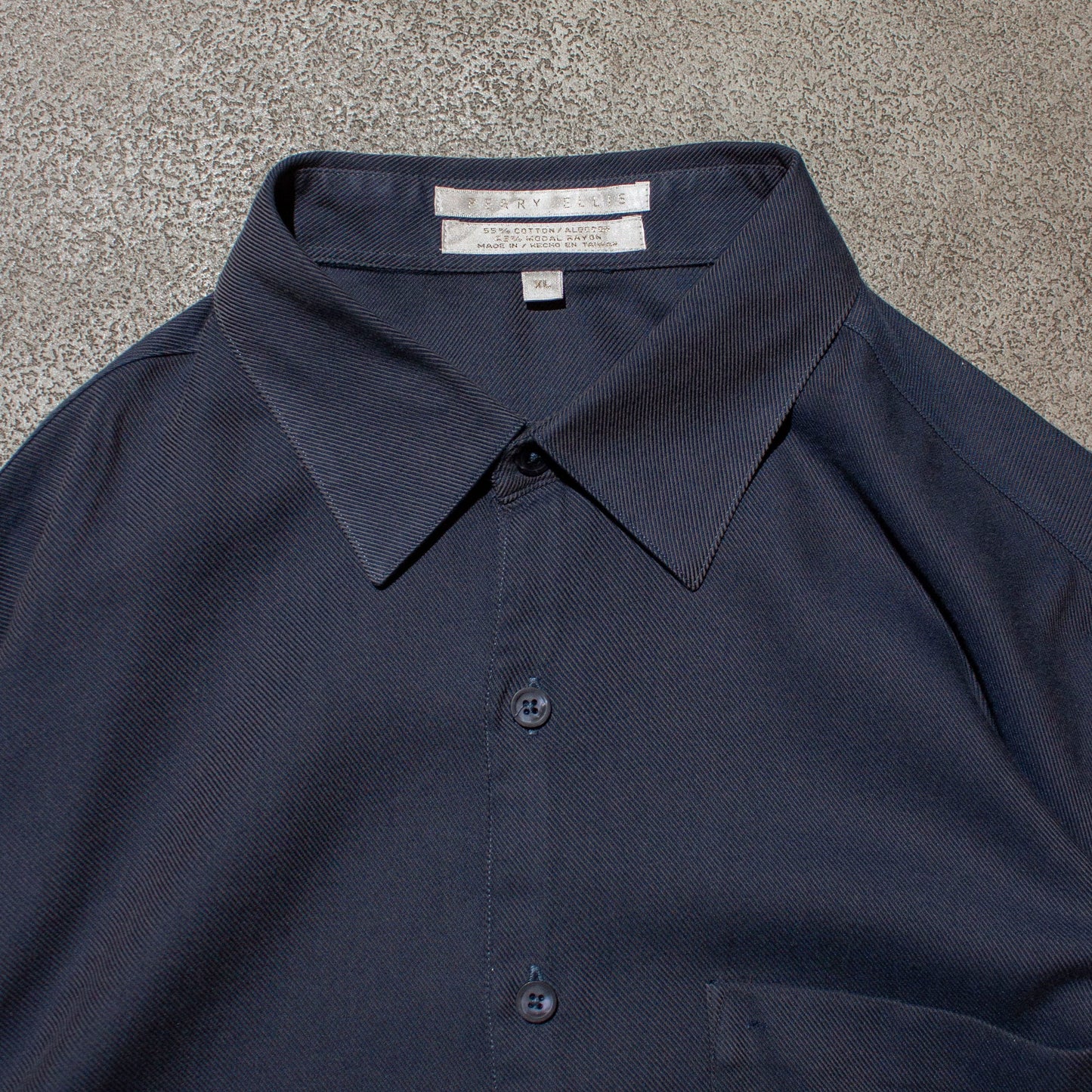 Cotton×Rayon Tuck Shirt / B.Gray【XL】