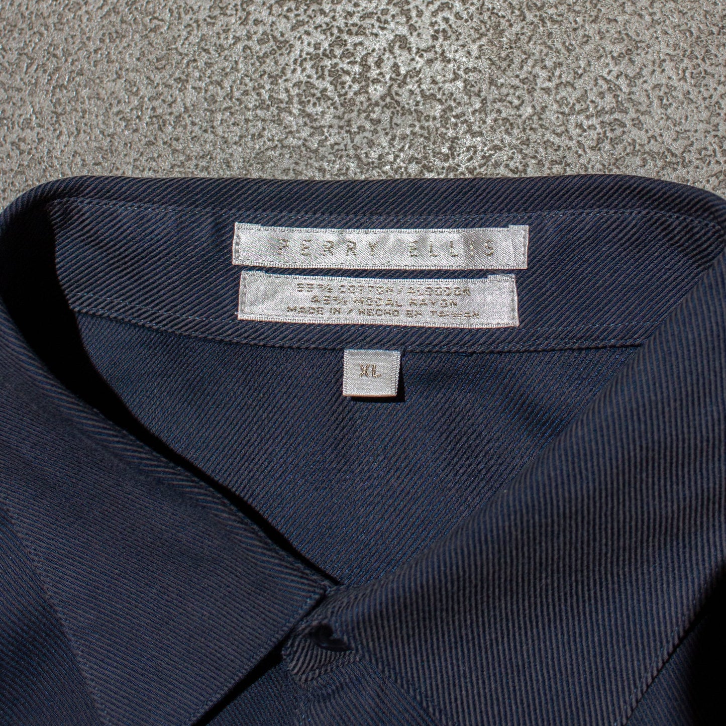 Cotton×Rayon Tuck Shirt / B.Gray【XL】