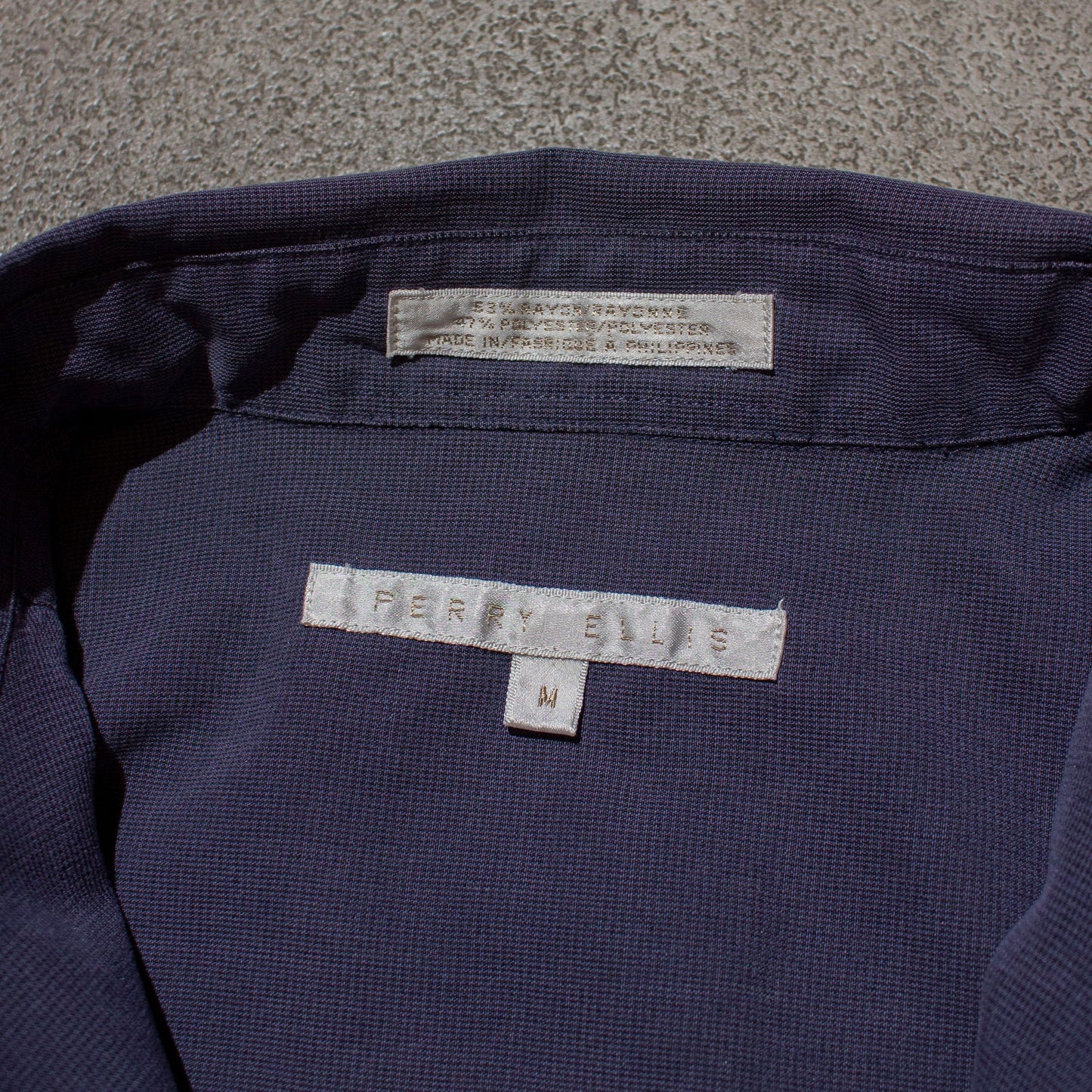 Rayon×Poly Tuck Shirt【M】