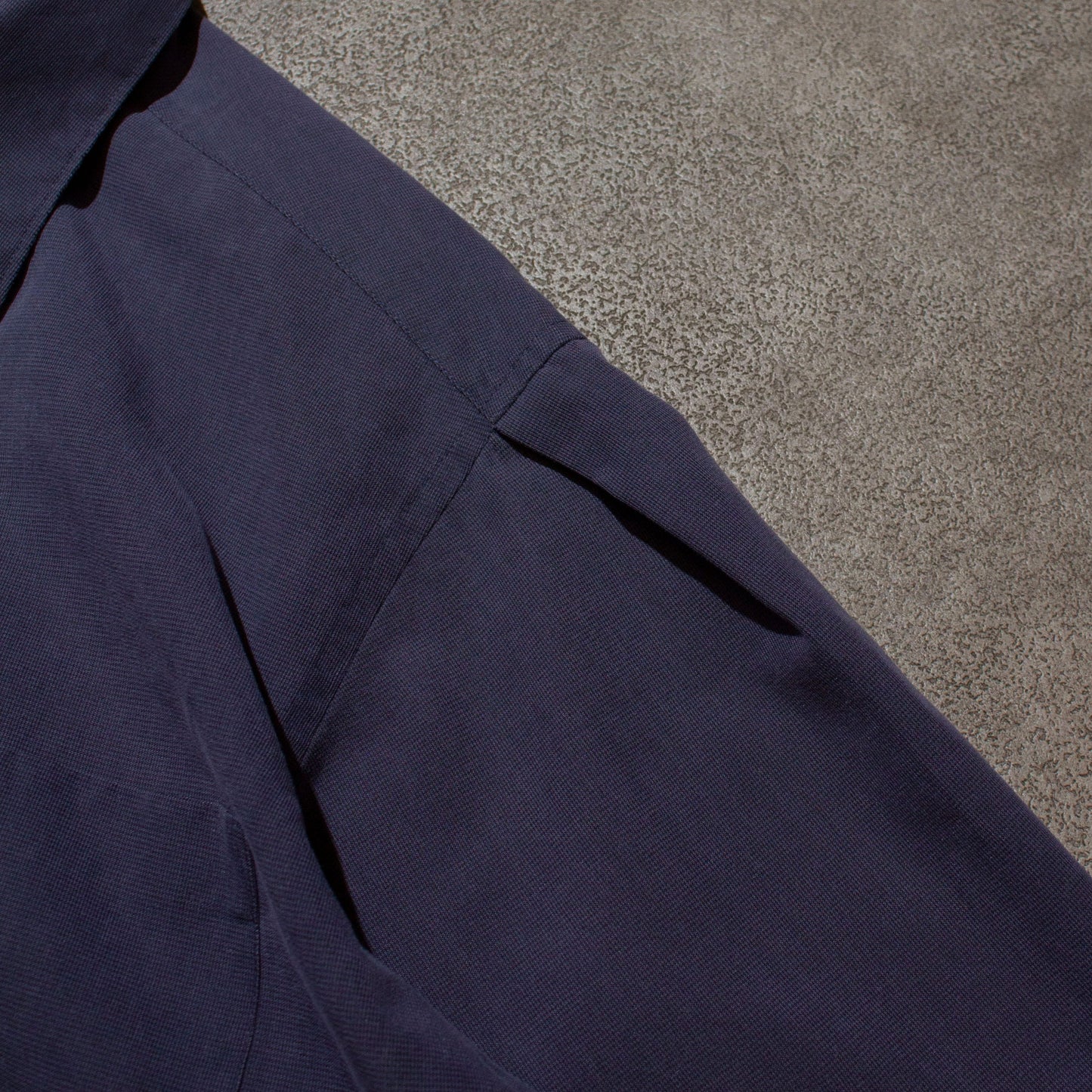 Rayon×Poly Tuck Shirt【M】