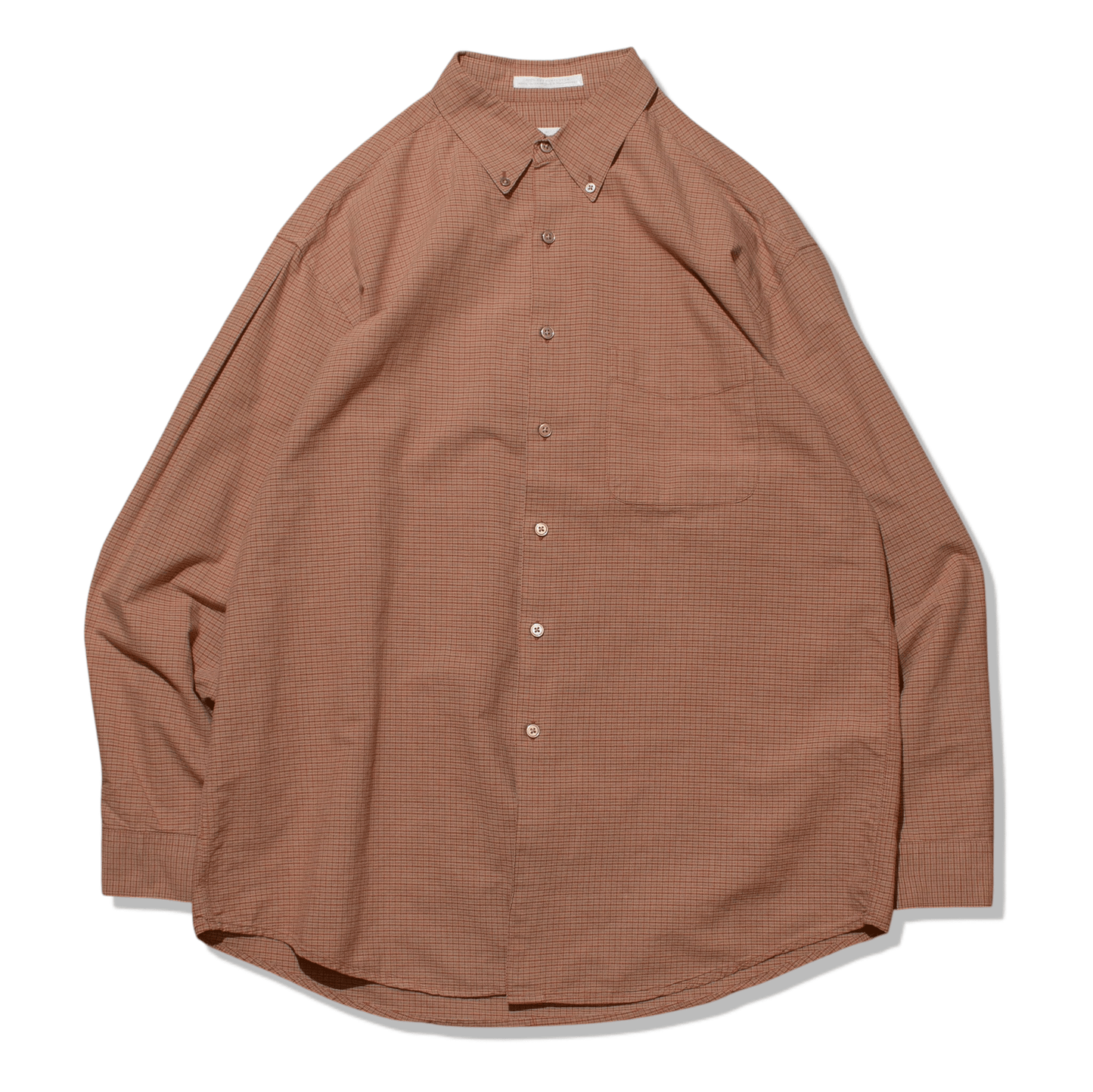 Cotton Check Tuck Shirt【L】