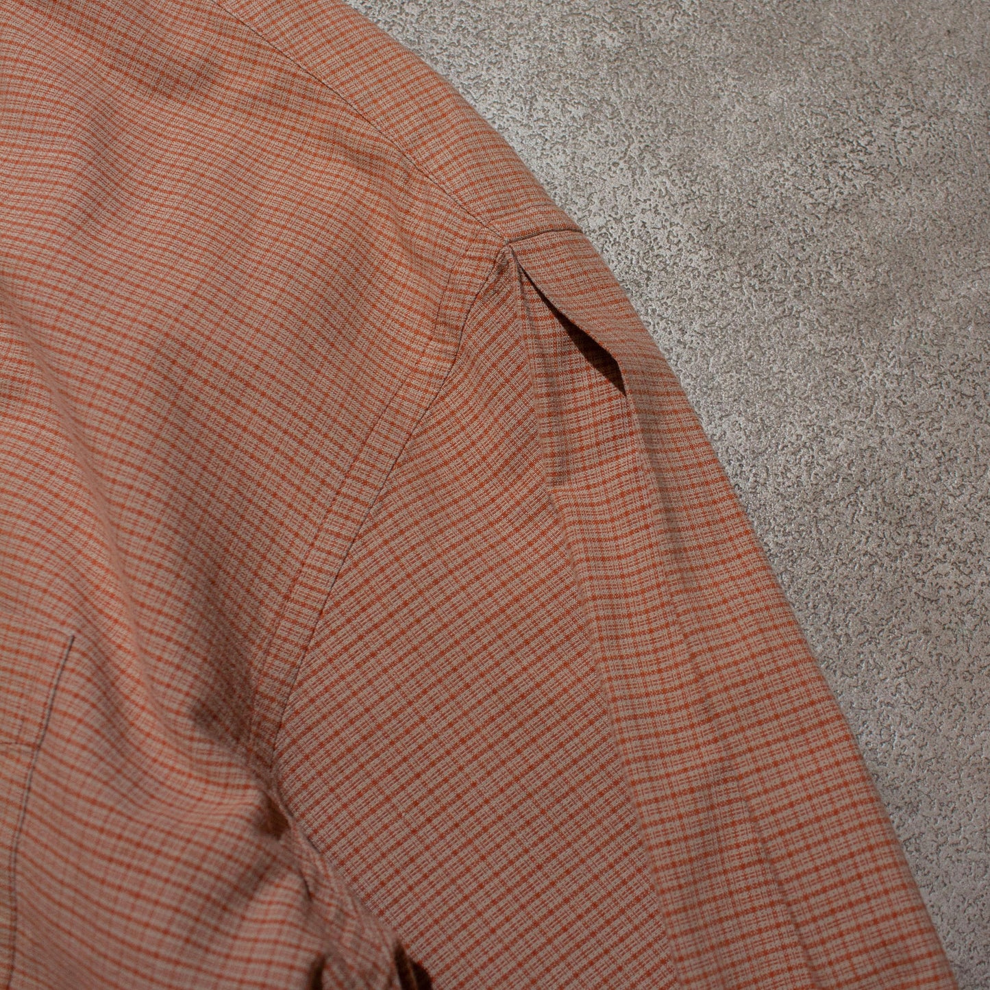 Cotton Check Tuck Shirt【L】