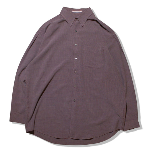 Rayon×Poly Tuck Shirt【XL】