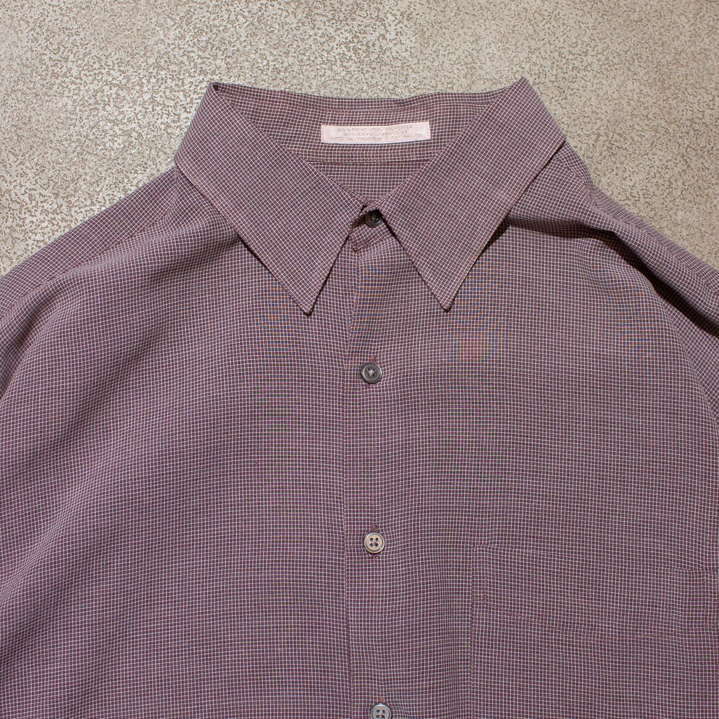 Rayon×Poly Tuck Shirt【XL】